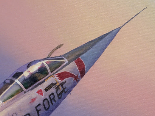 Supersonic Legacy - "Shooting Star" F-104 Starfighter Relic Art