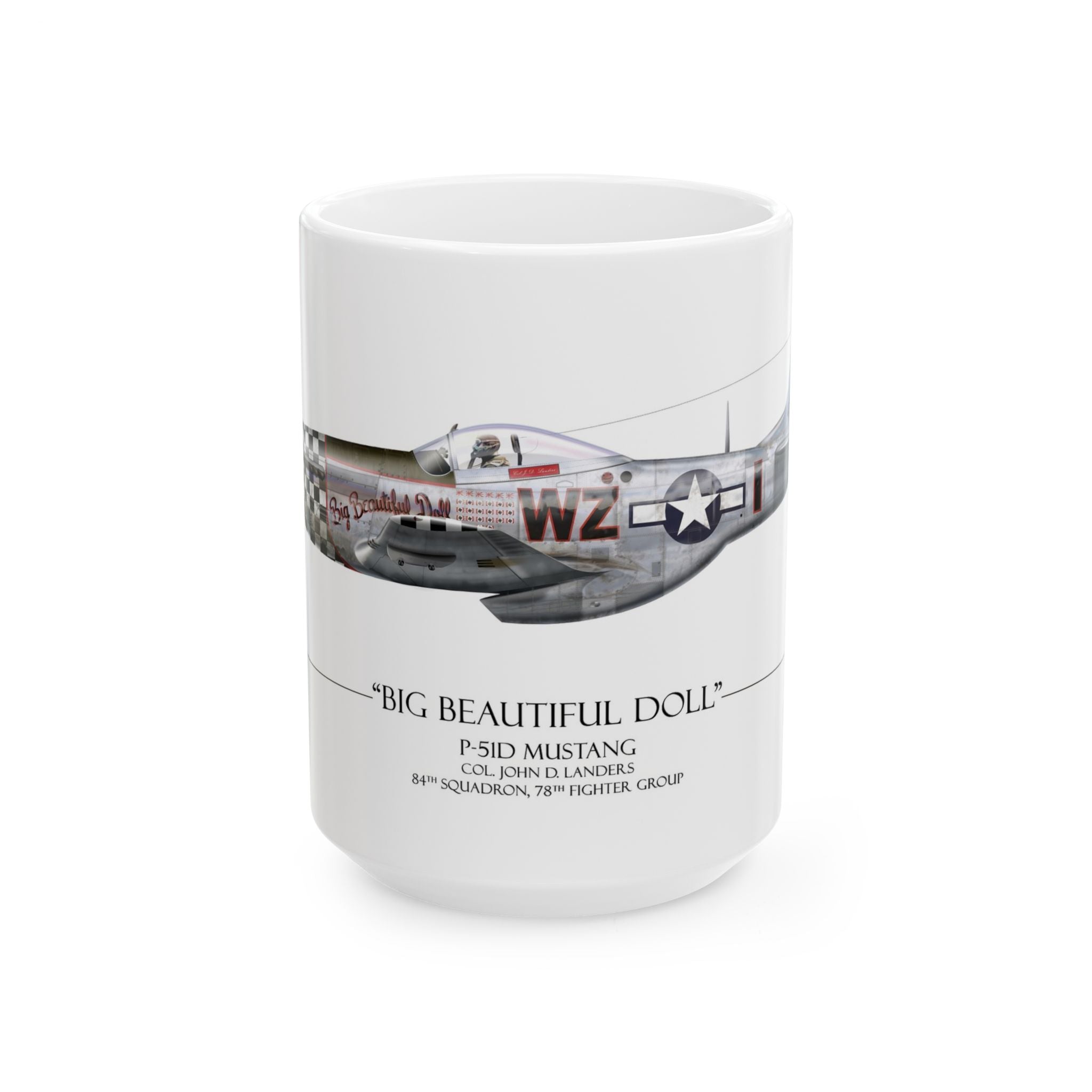 P-51 Mustang - Big Beautiful Doll - Coffee Mug