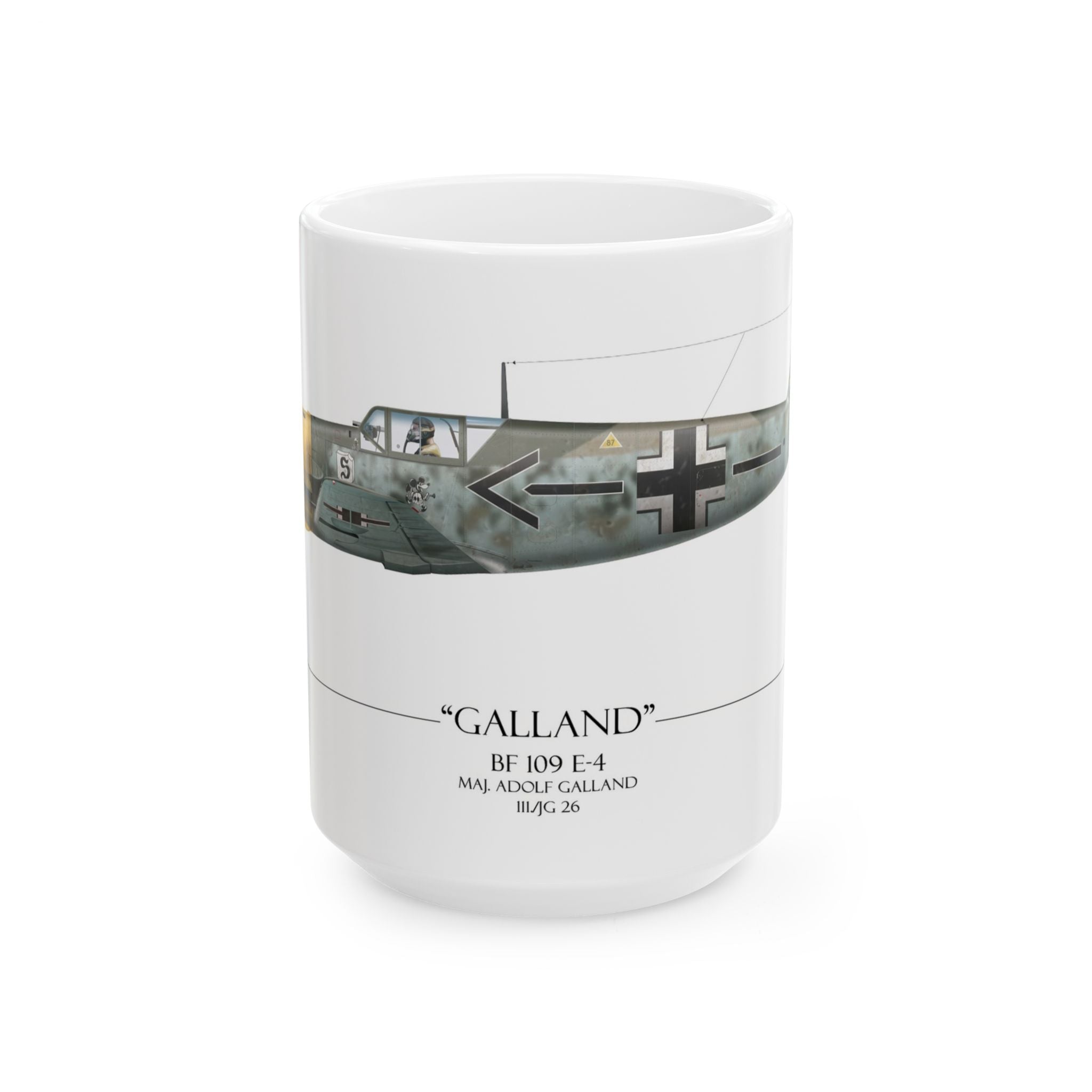 Messerschmitt Bf 109 - Adolf Galland - Coffee Mug