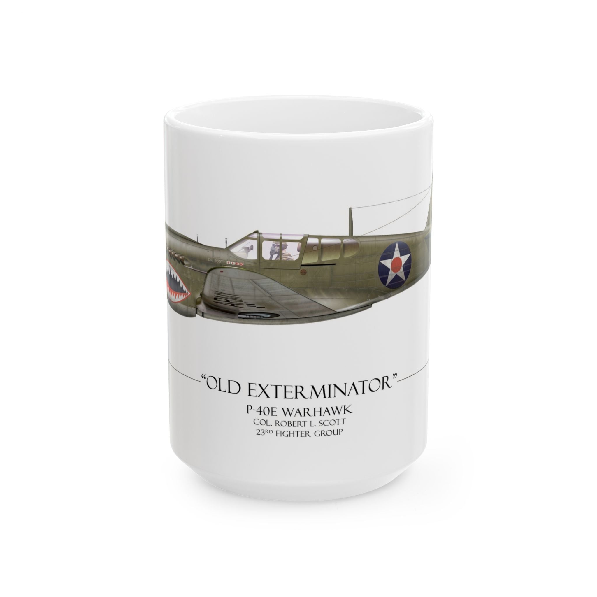 P-40 Warhawk - Old Exterminator - Coffee Mug