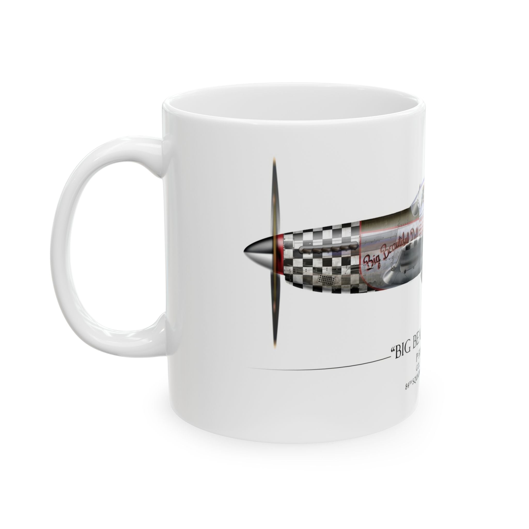 P-51 Mustang - Big Beautiful Doll - Coffee Mug
