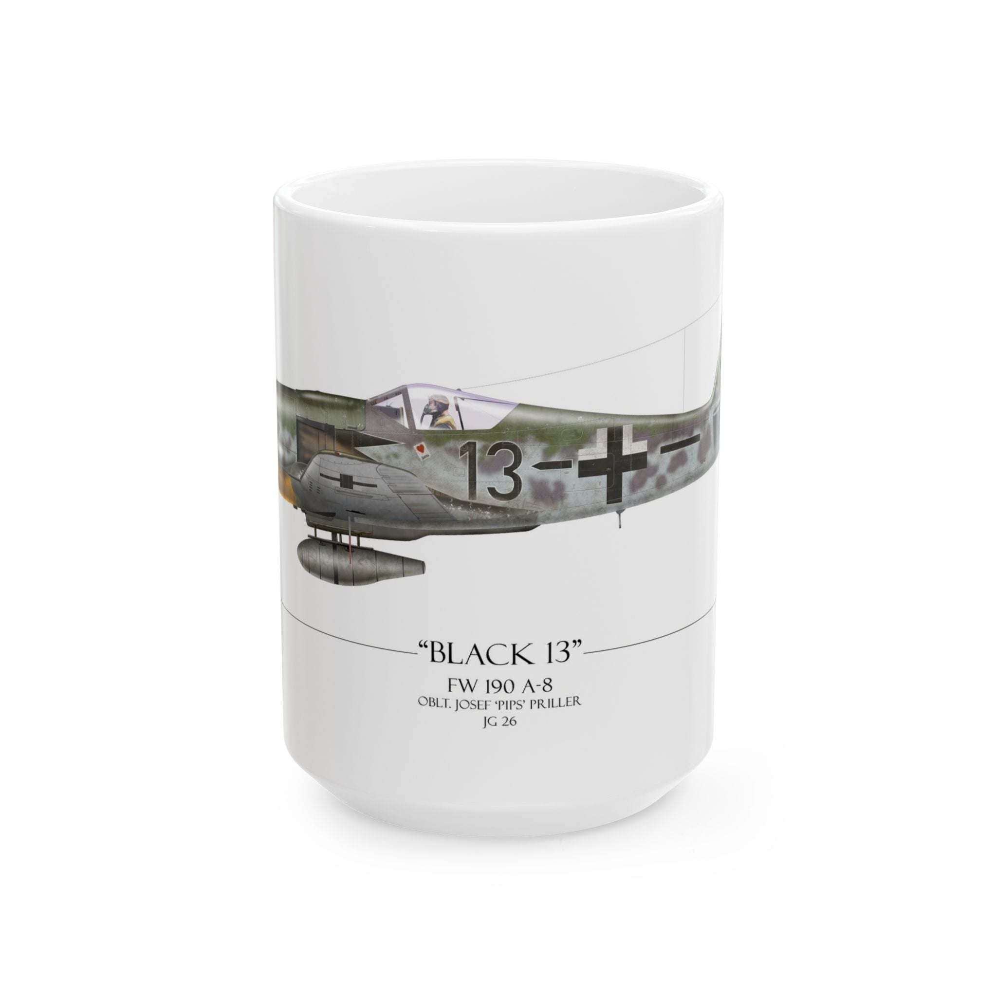 Focke-Wulf Fw 190 - Pips Priller - Coffee Mug