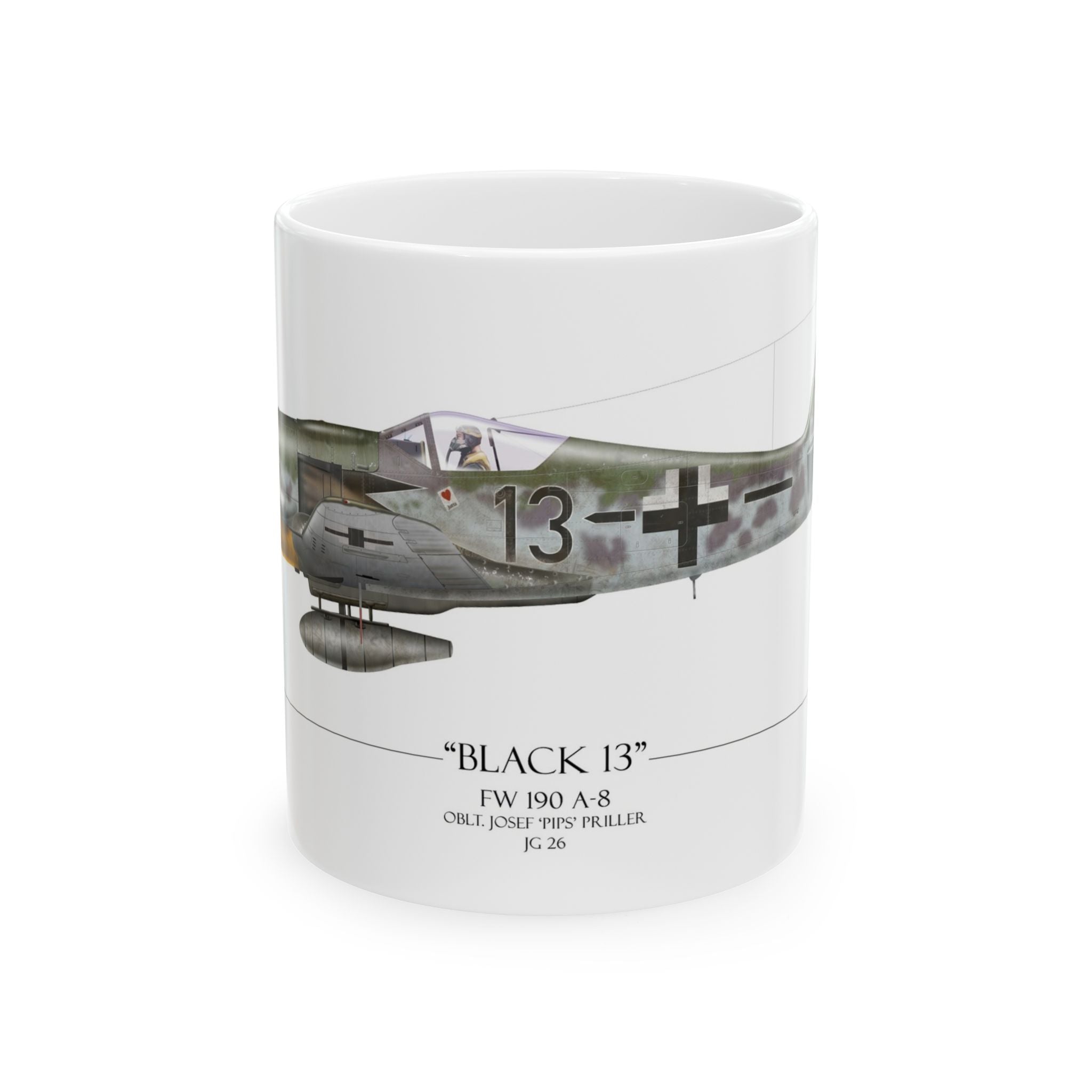 Focke-Wulf Fw 190 - Pips Priller - Coffee Mug