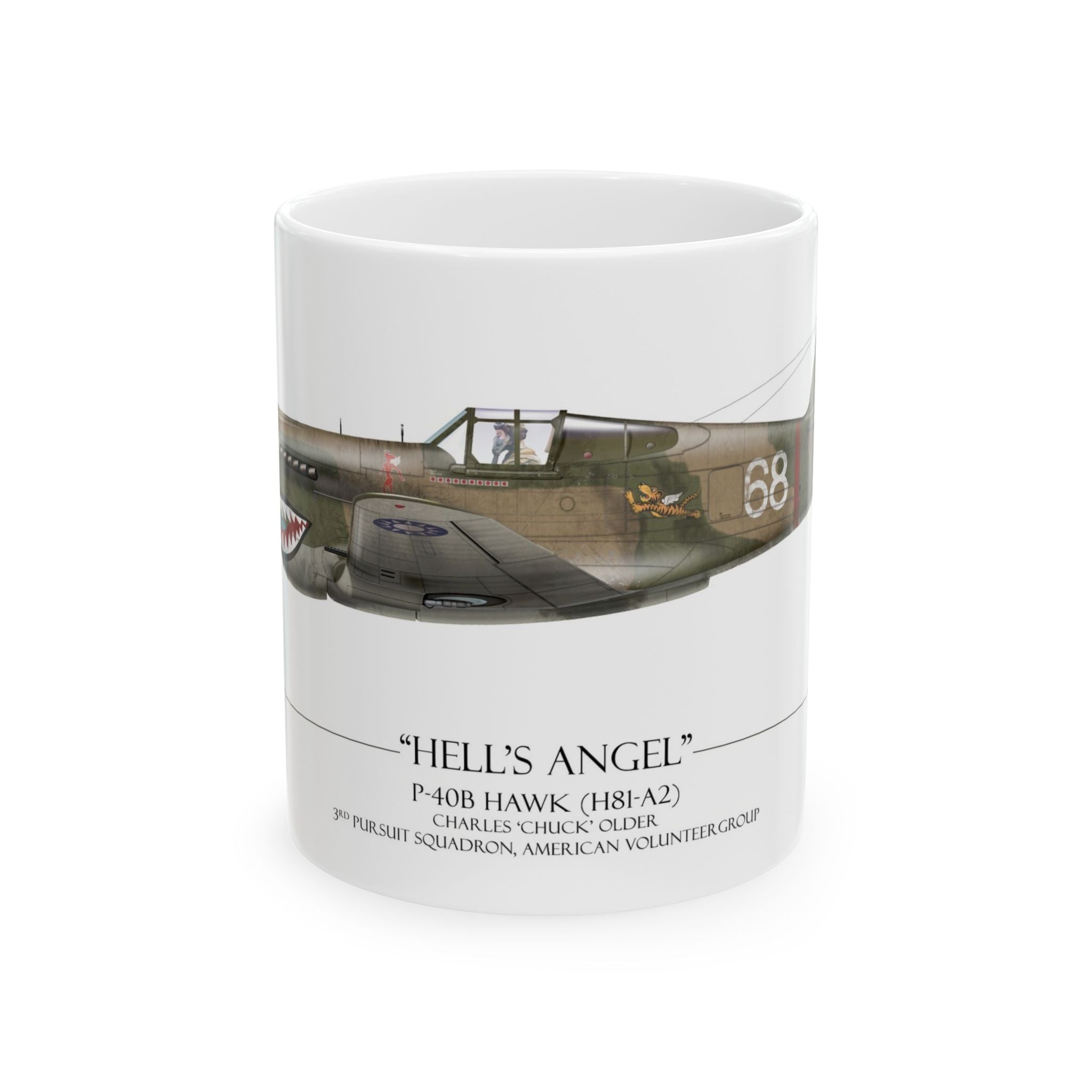 P-40 Warhawk - Flying Tigers - Coffee Mug