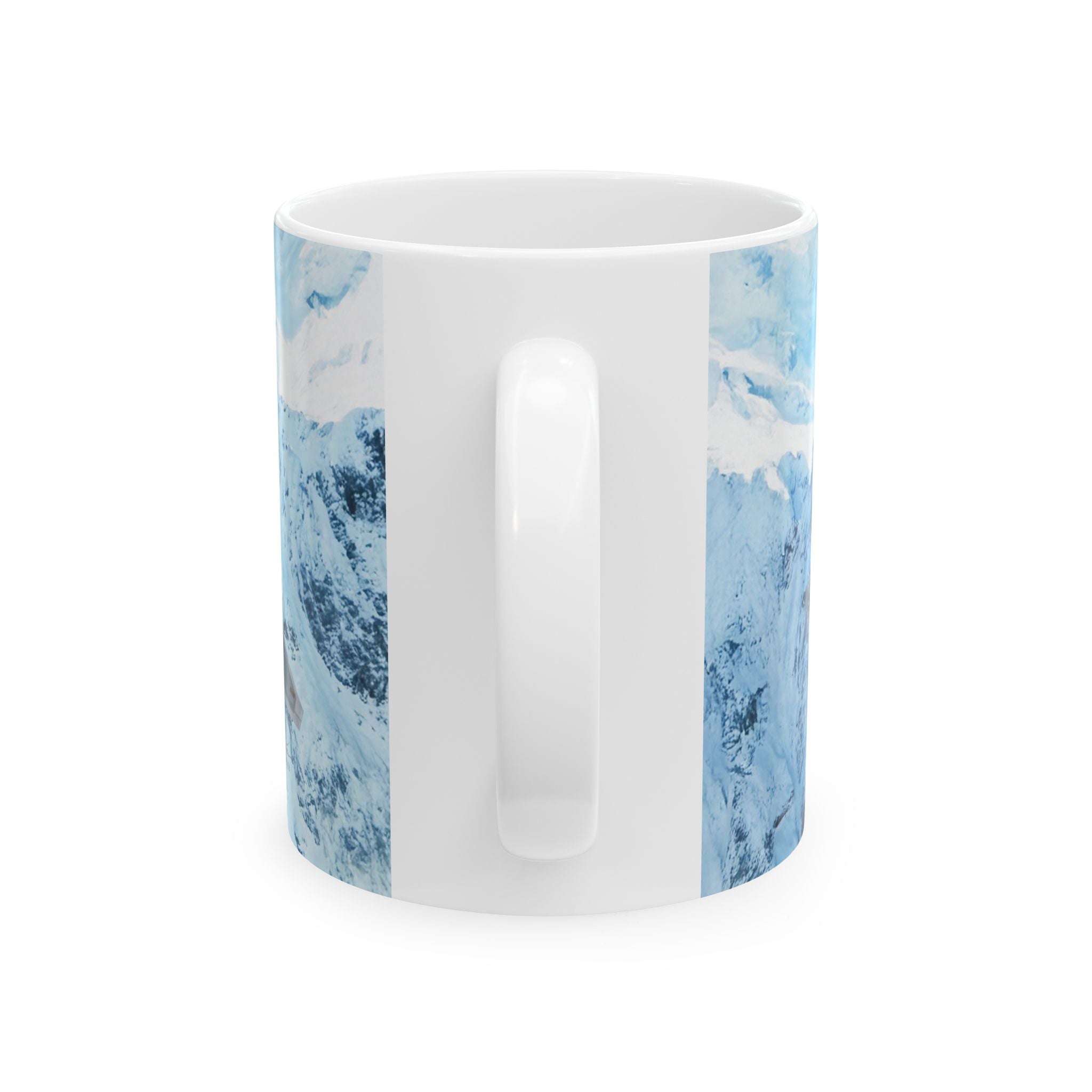 F-22 Raptor - Raptor's Icy Ascent - Coffee Mug