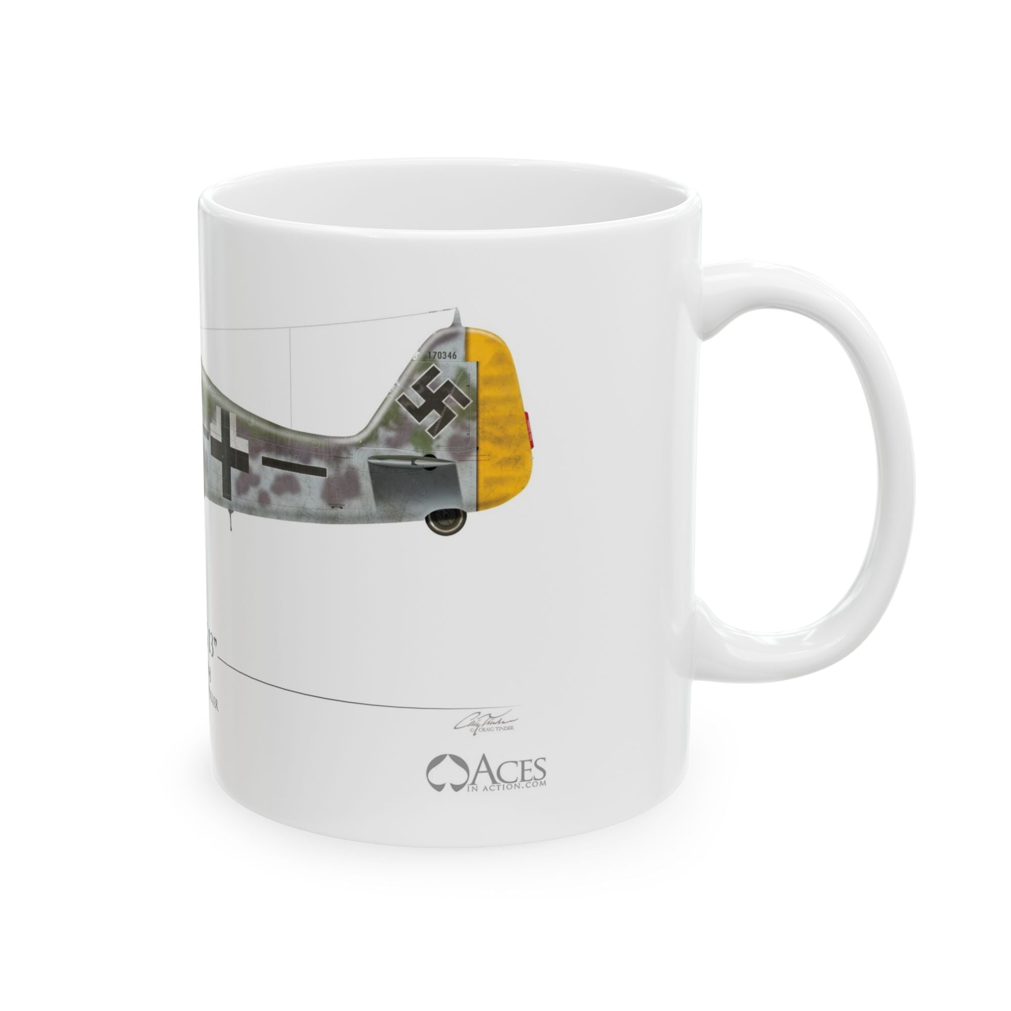 Focke-Wulf Fw 190 - Pips Priller - Coffee Mug