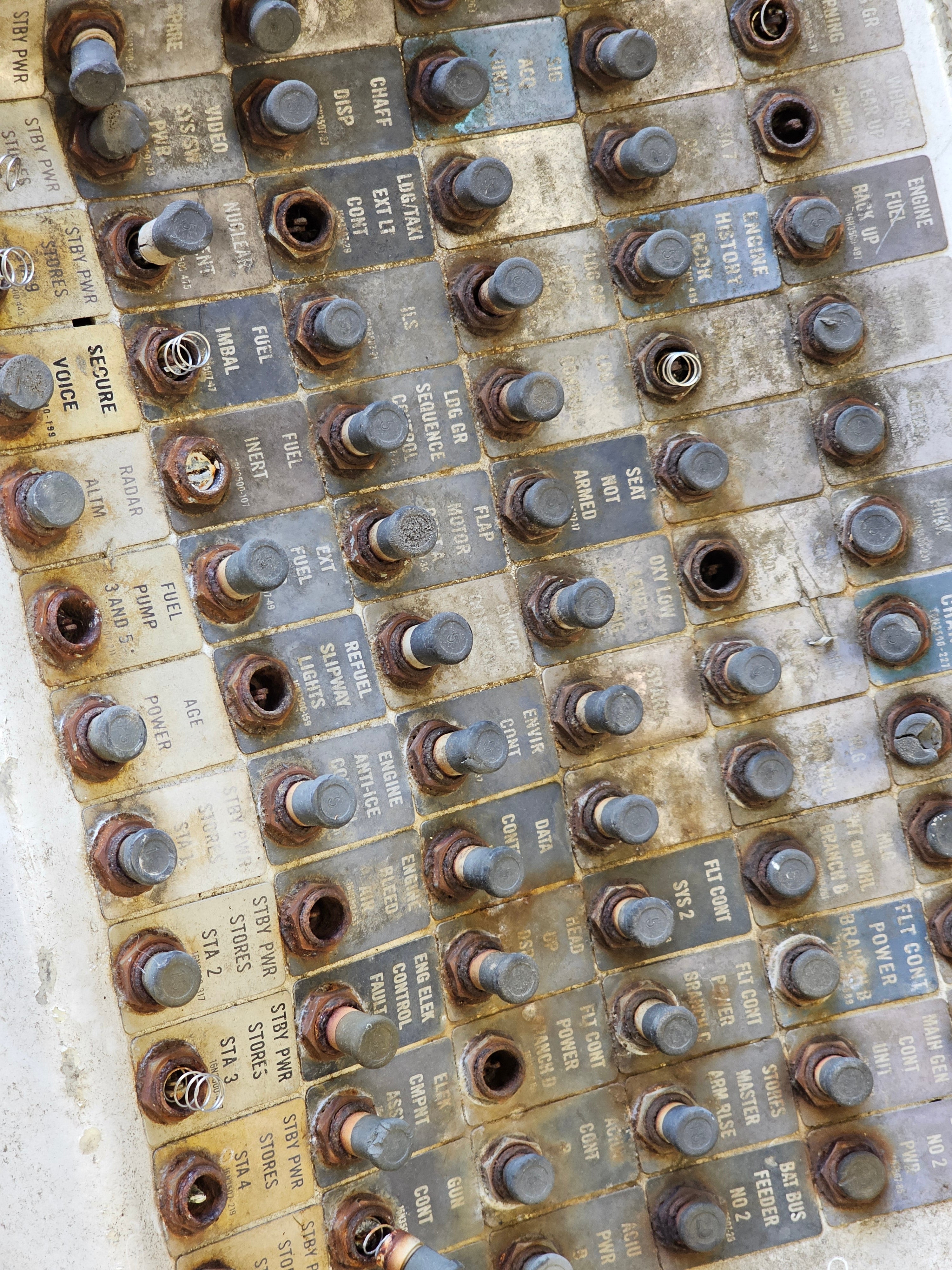 F-16 Viper Fighting Falcon Avionics Panel - Actual Aircraft Relic