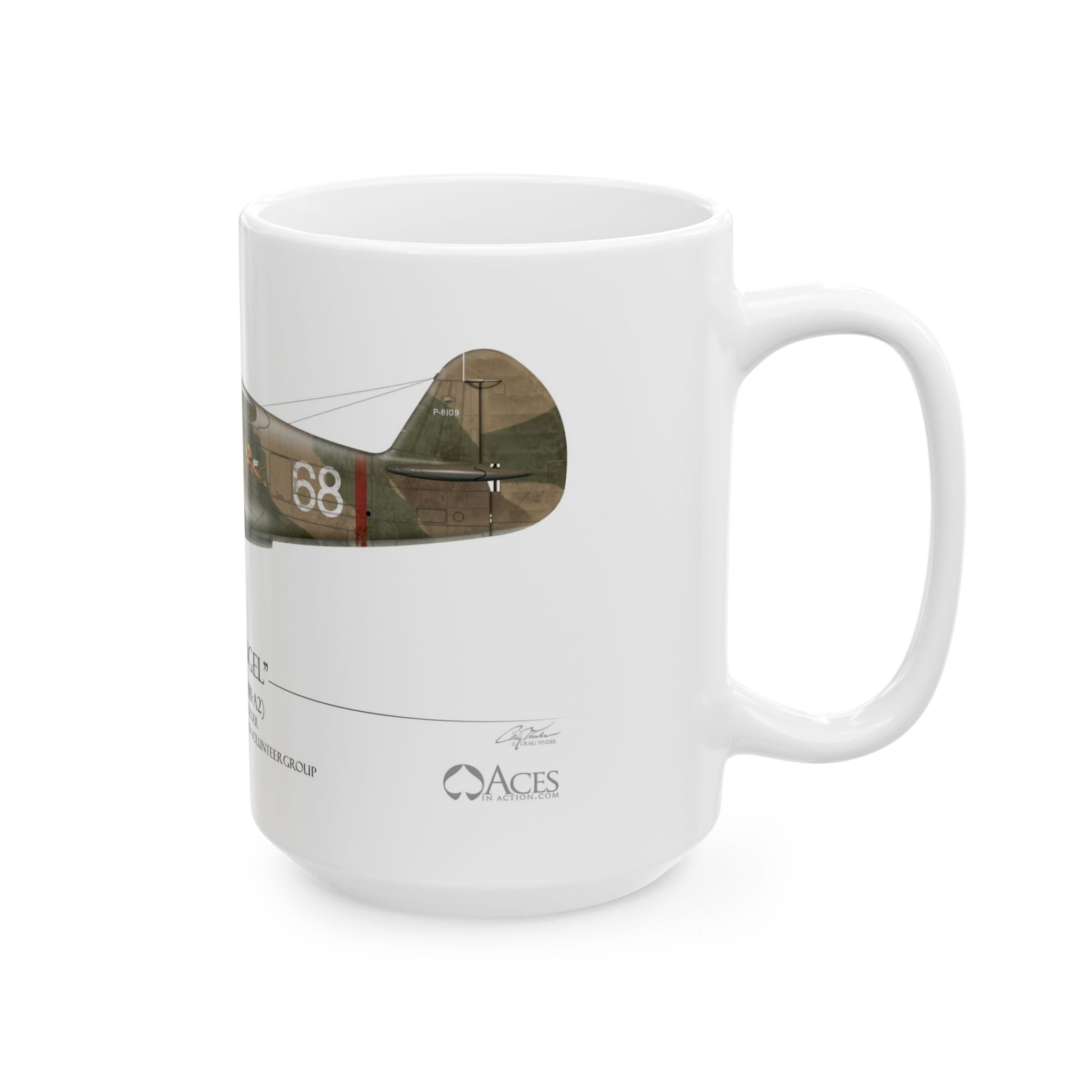 P-40 Warhawk - Flying Tigers - Coffee Mug