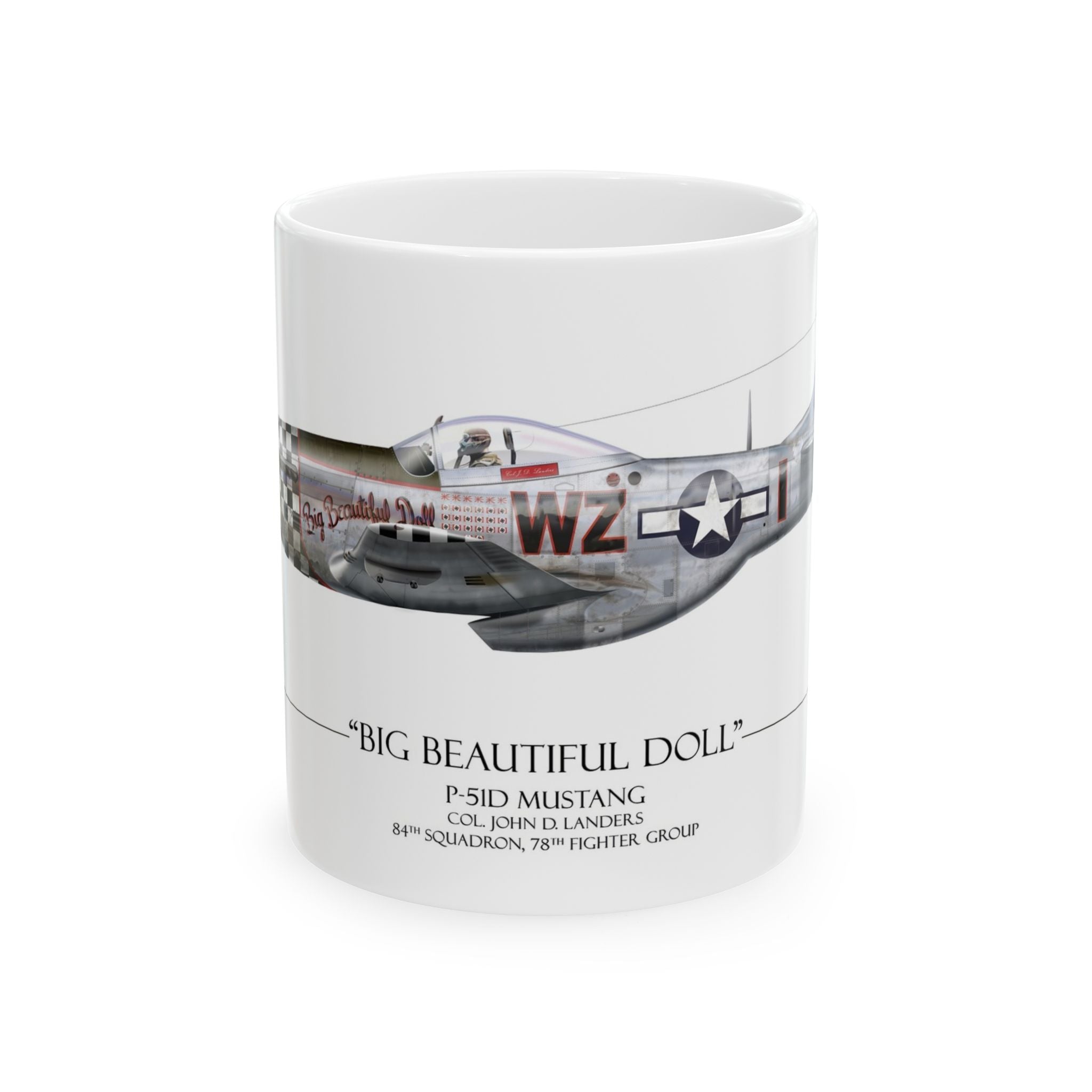 P-51 Mustang - Big Beautiful Doll - Coffee Mug