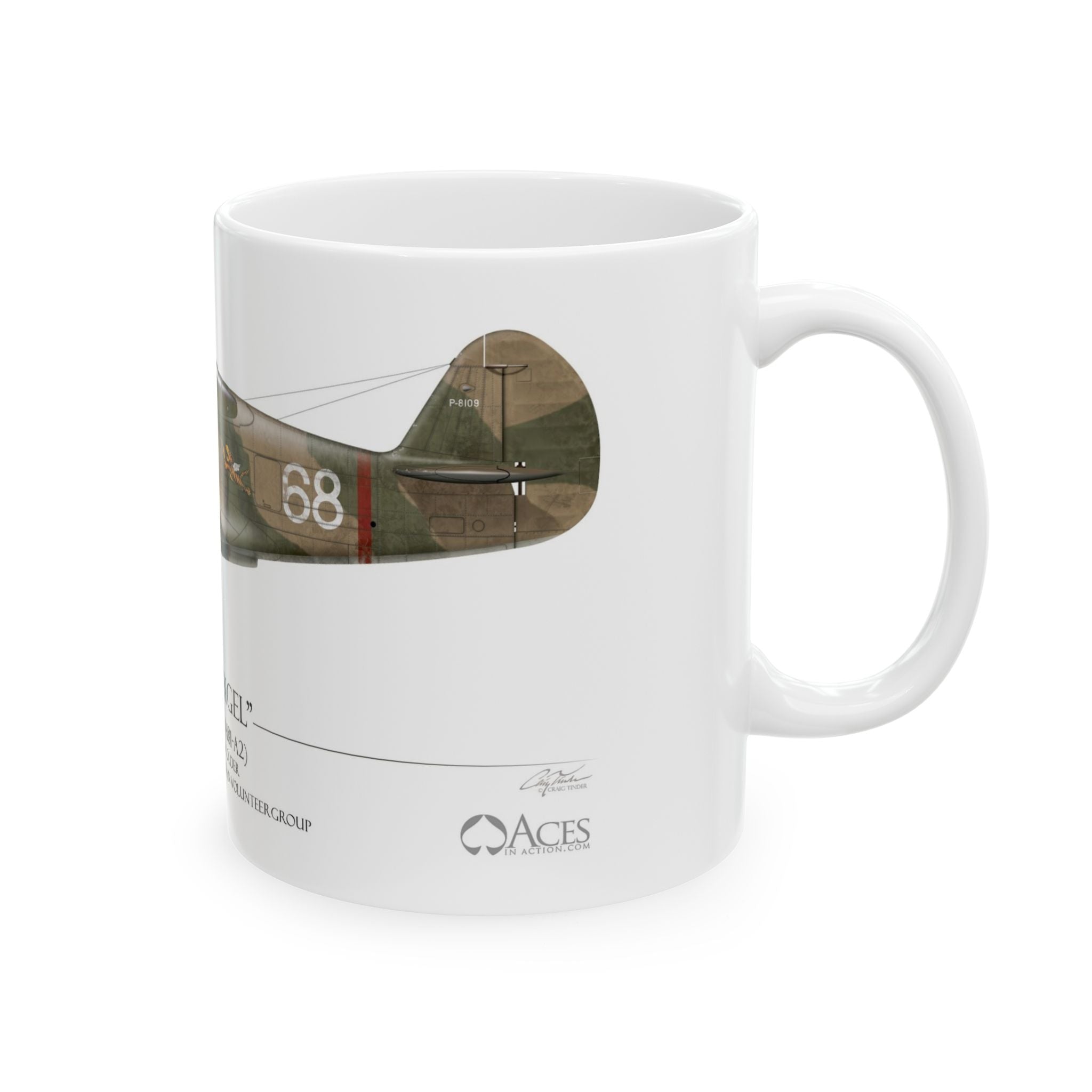 P-40 Warhawk - Flying Tigers - Coffee Mug