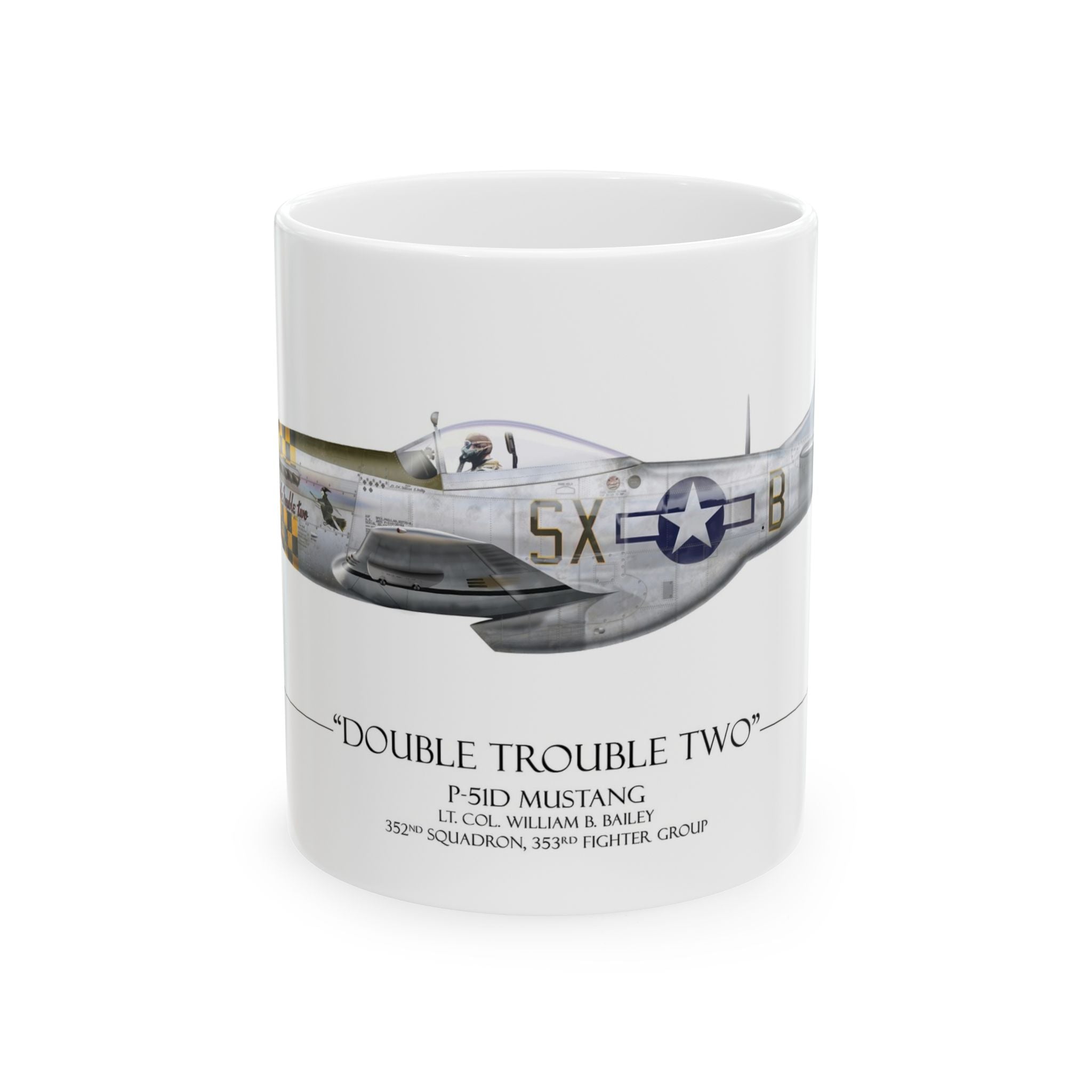 P-51 Mustang - Double Trouble Two - Coffee Mug