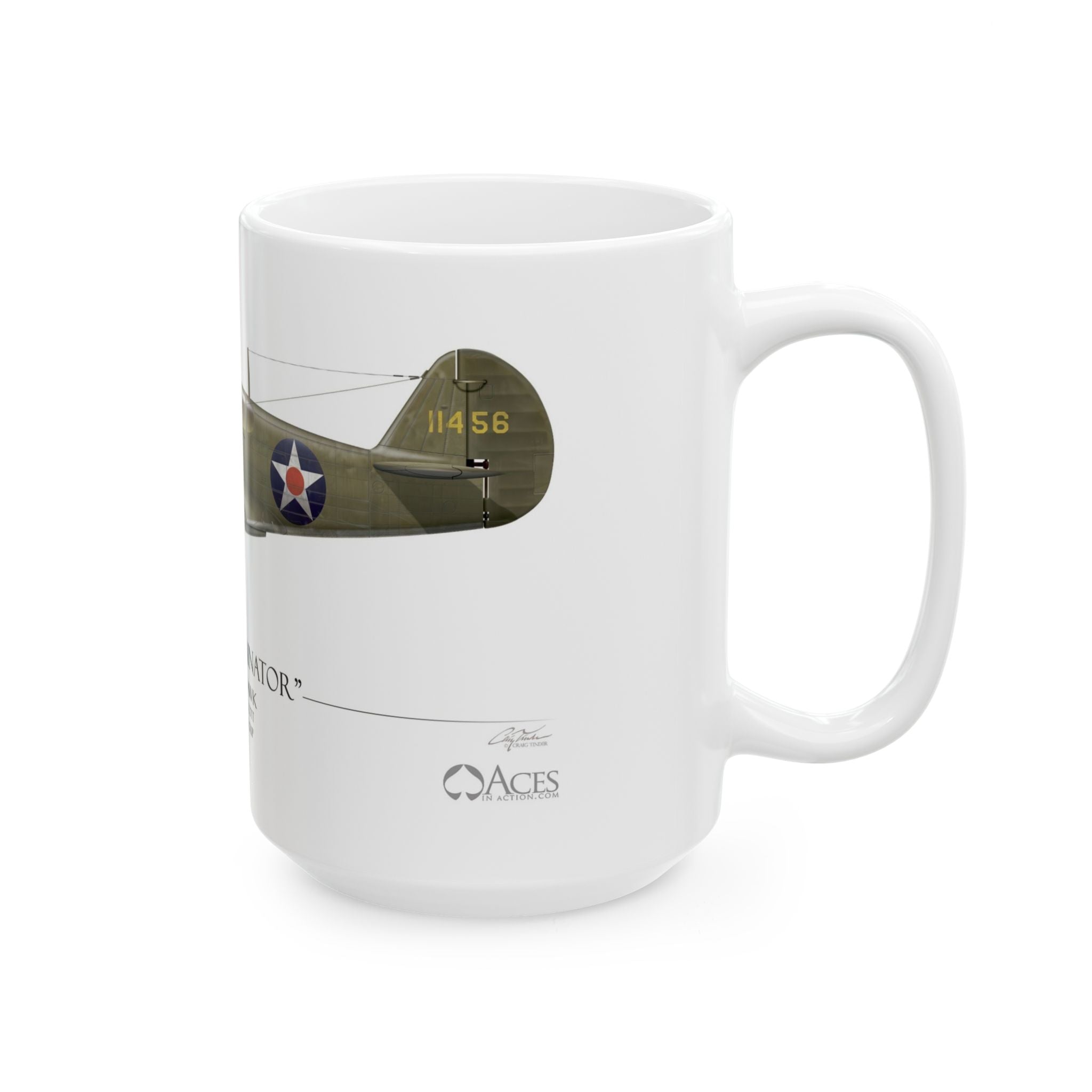 P-40 Warhawk - Old Exterminator - Coffee Mug
