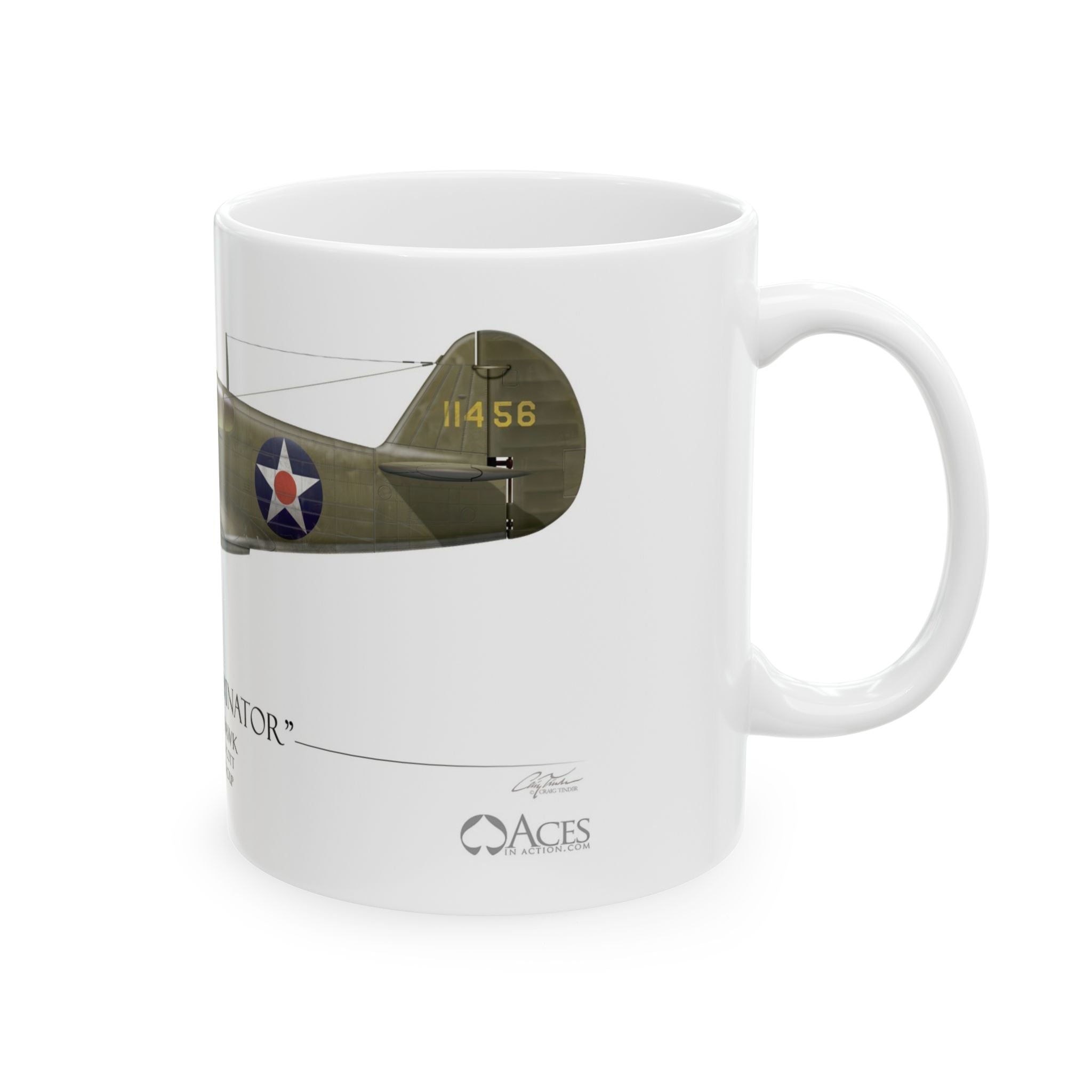 P-40 Warhawk - Old Exterminator - Coffee Mug
