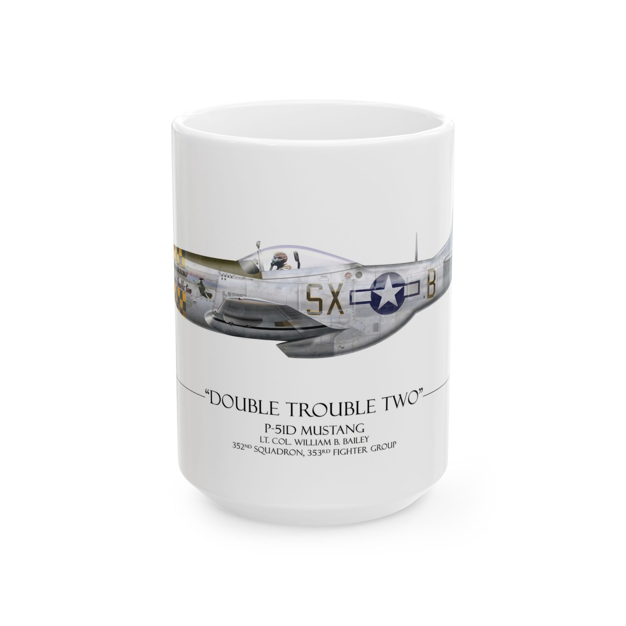 P-51 Mustang - Double Trouble Two - Coffee Mug