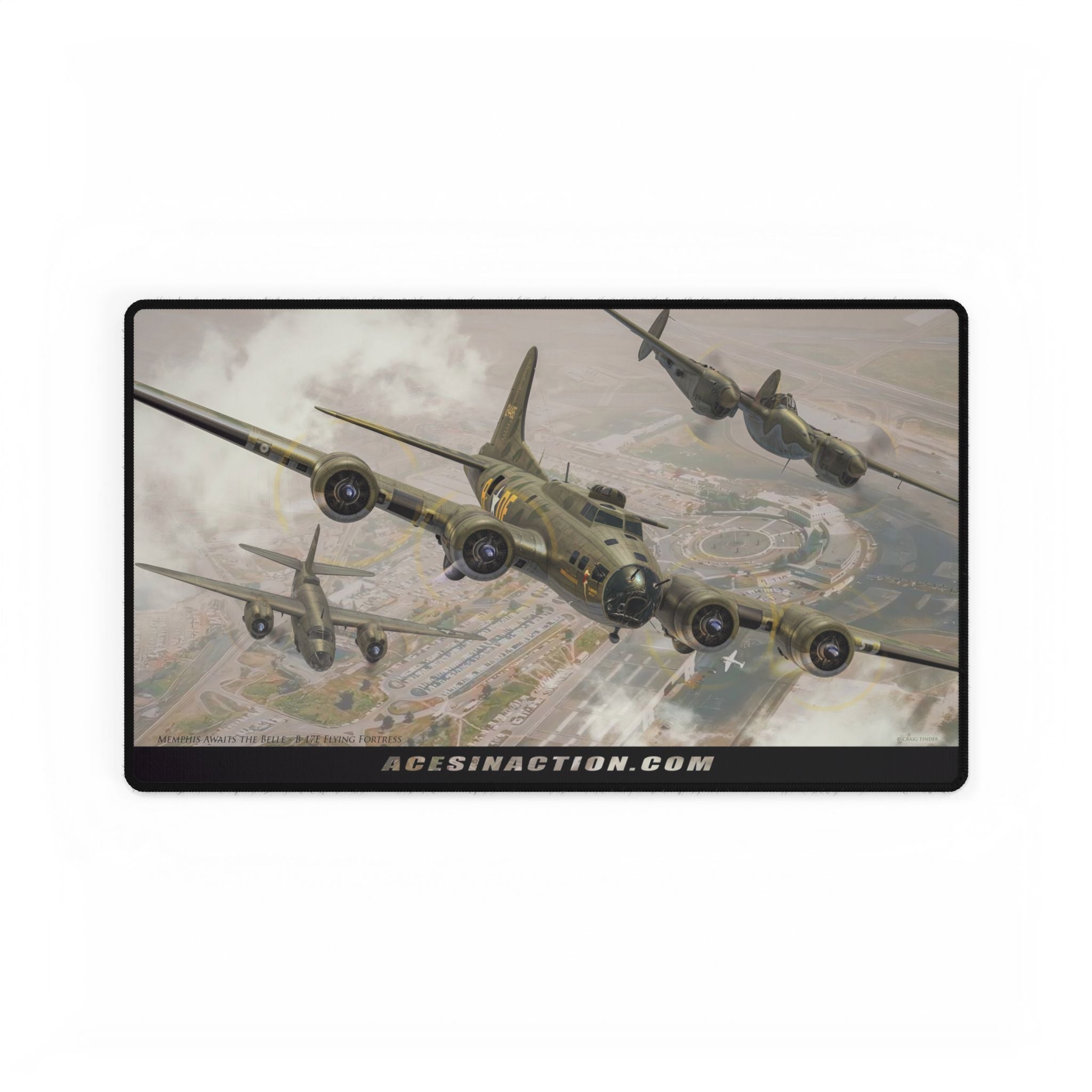 B-17 Flying Fortress - Memphis Belle - Tactical Desk Mat