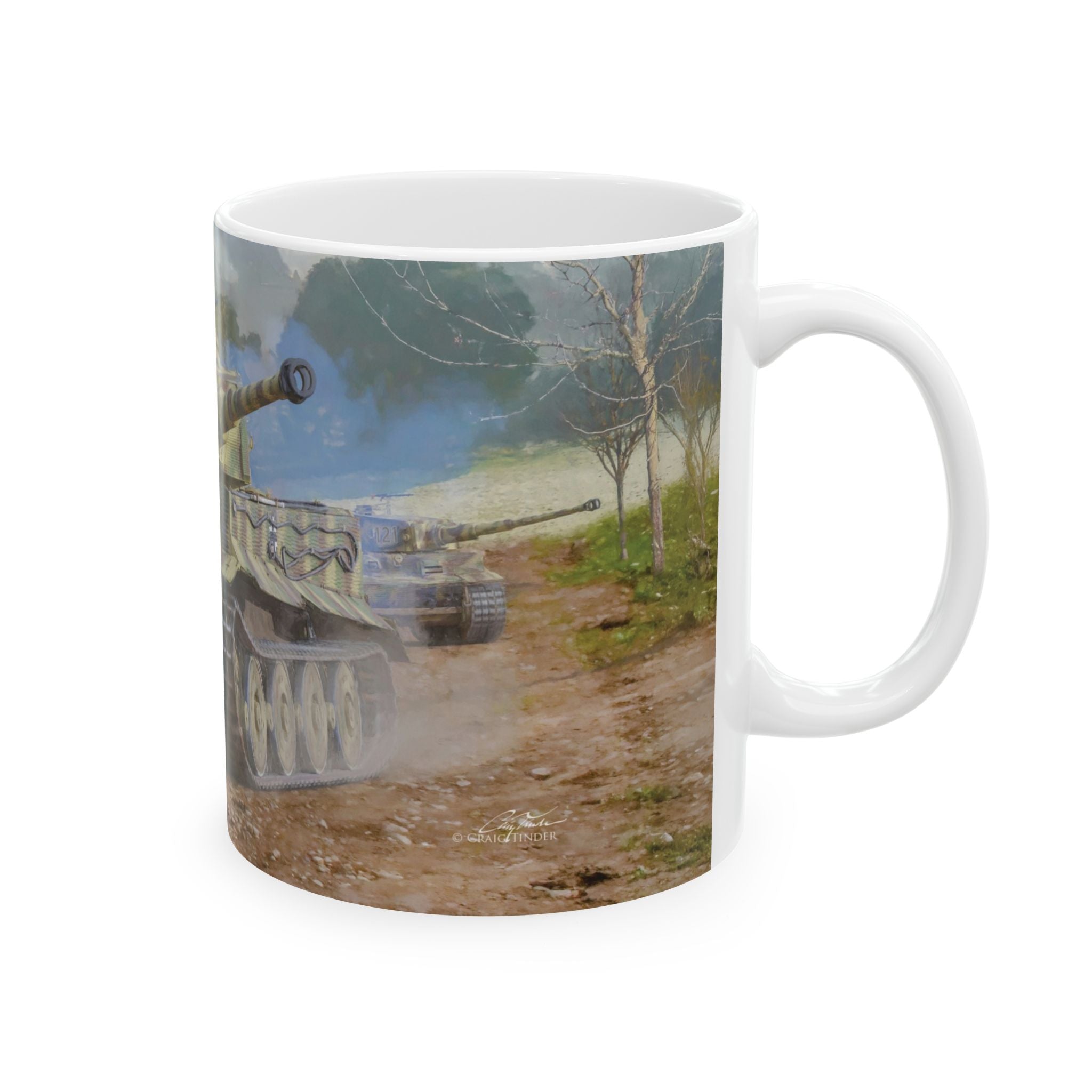 The Push Back - Tiger Tank Coffee Mug