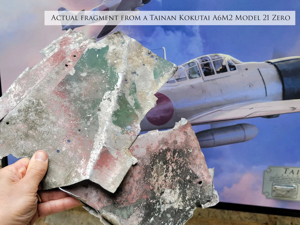 A6M2 Zero Tainan Kokutai wing relic