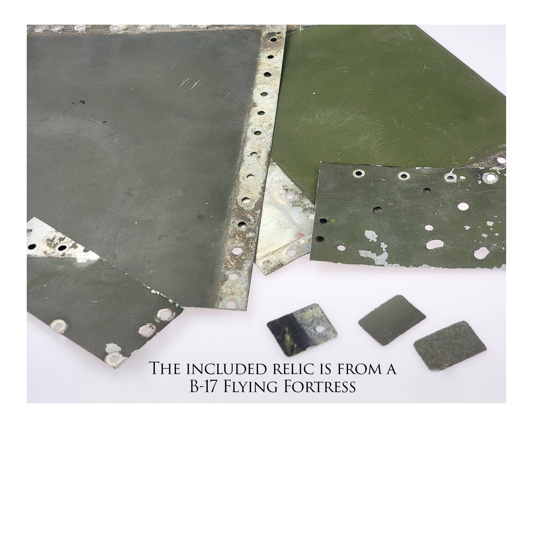 B-17 Flying Fortress - High Tailed Lady Canvas | INCLUDES: Wing Skin Fragment