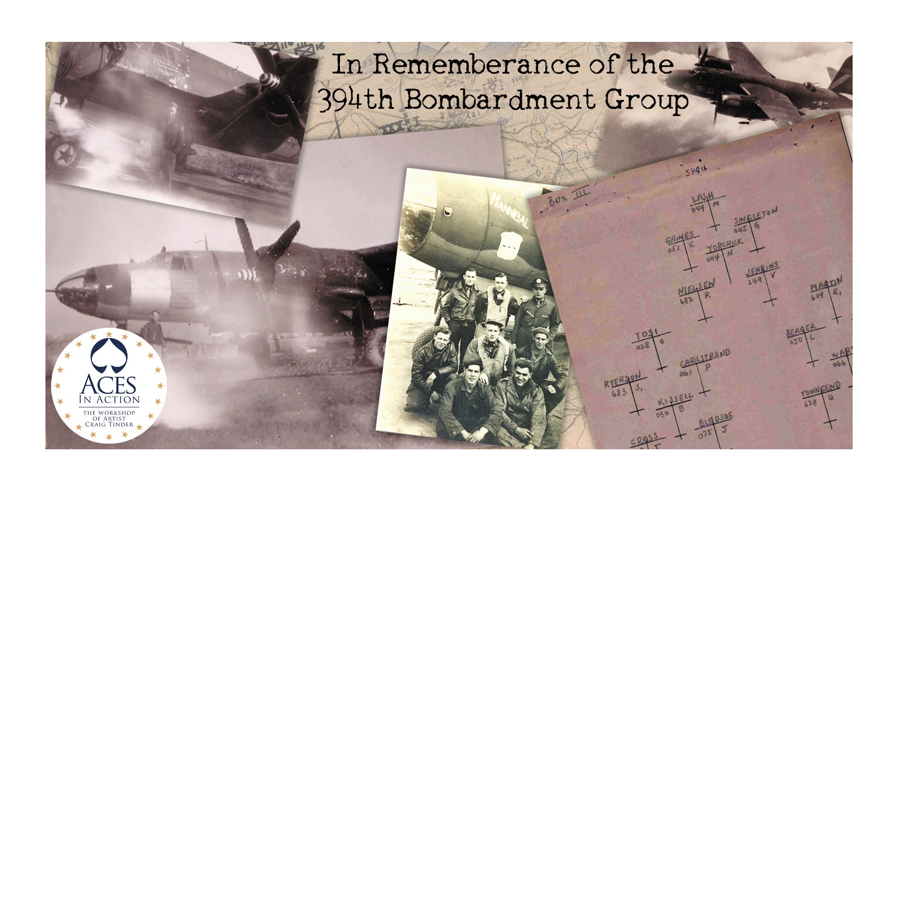 B-26 Marauder - Clearing the Path to Utah Canvas | INCLUDES: Airframe Fragment
