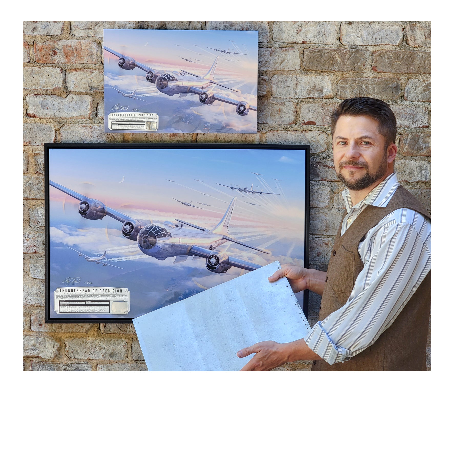 B-29 Superfortress - Thunderhead of Precision Canvas | INCLUDES: Aluminum Panel Relic