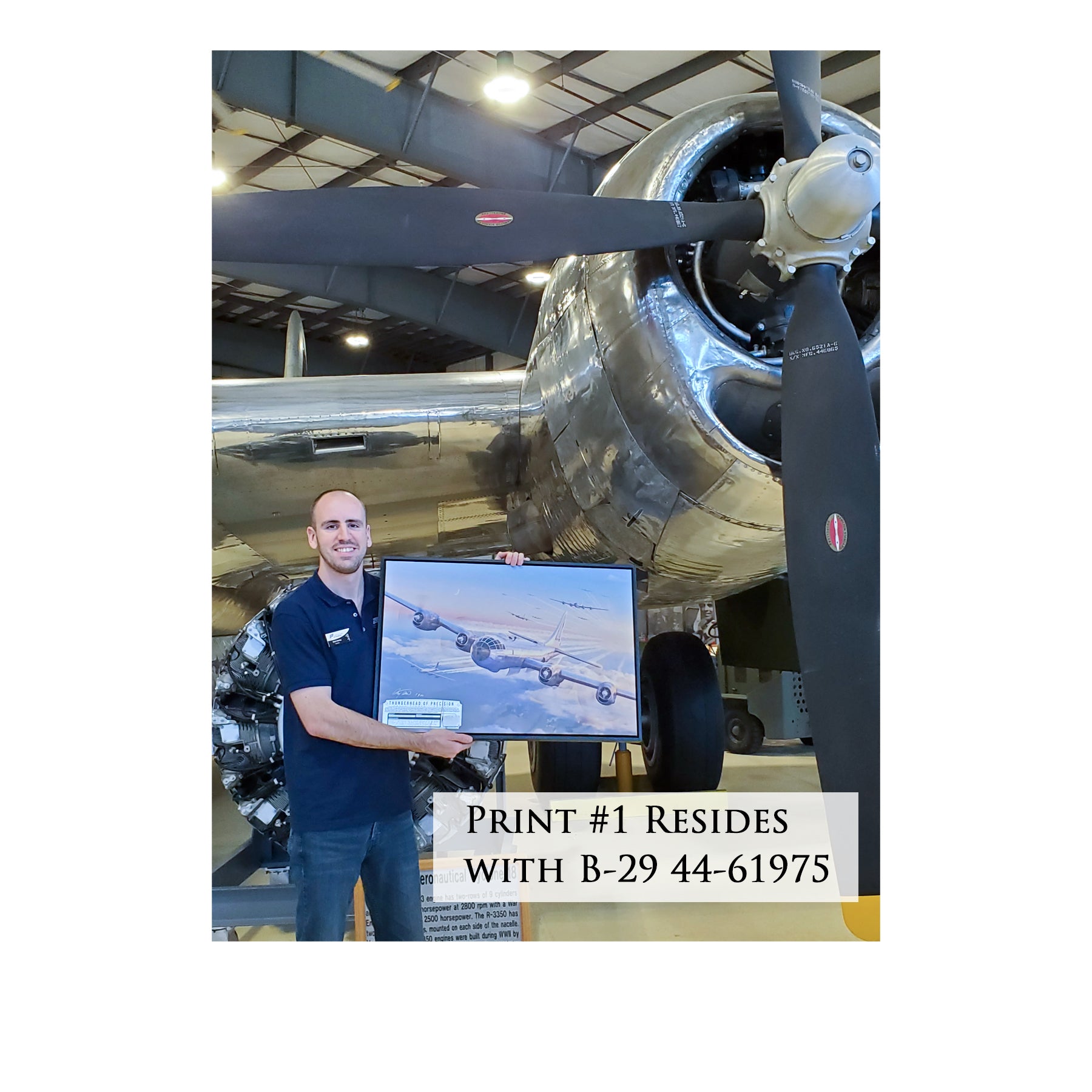 B-29 Superfortress - Thunderhead of Precision Canvas | INCLUDES: Aluminum Panel Relic
