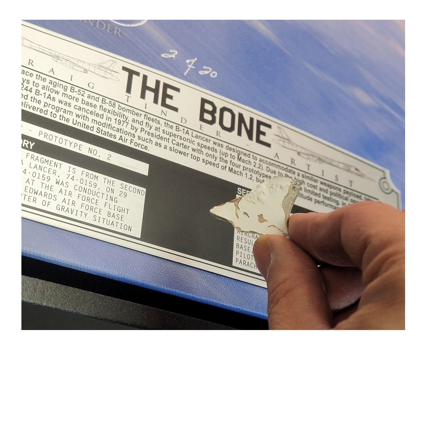 B-1 Lancer - The Bone Canvas | INCLUDES: B-1A Relic