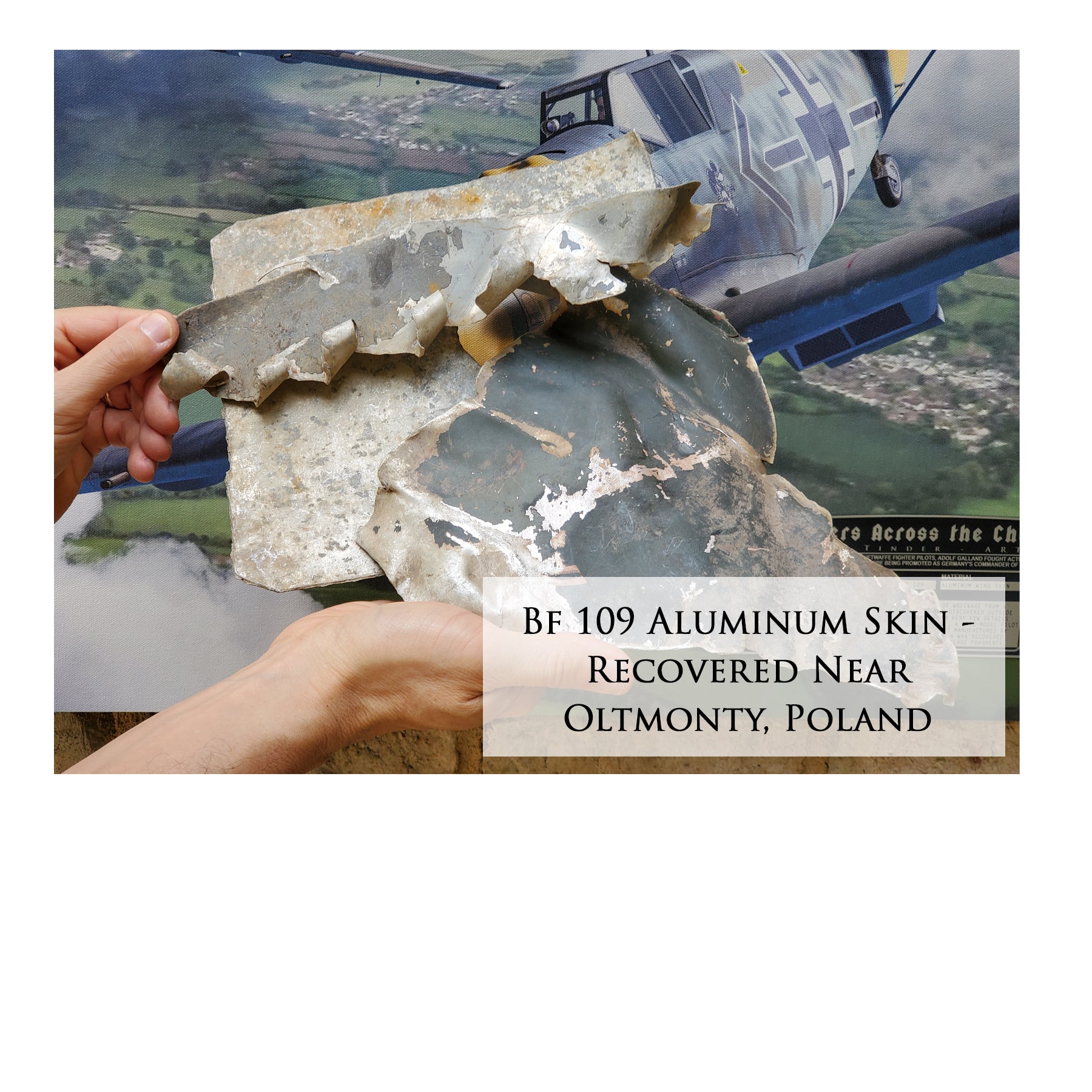 Messerschmitt Bf 109 - Invaders Across the Channel Canvas | INCLUDES: Wing Skin Relic