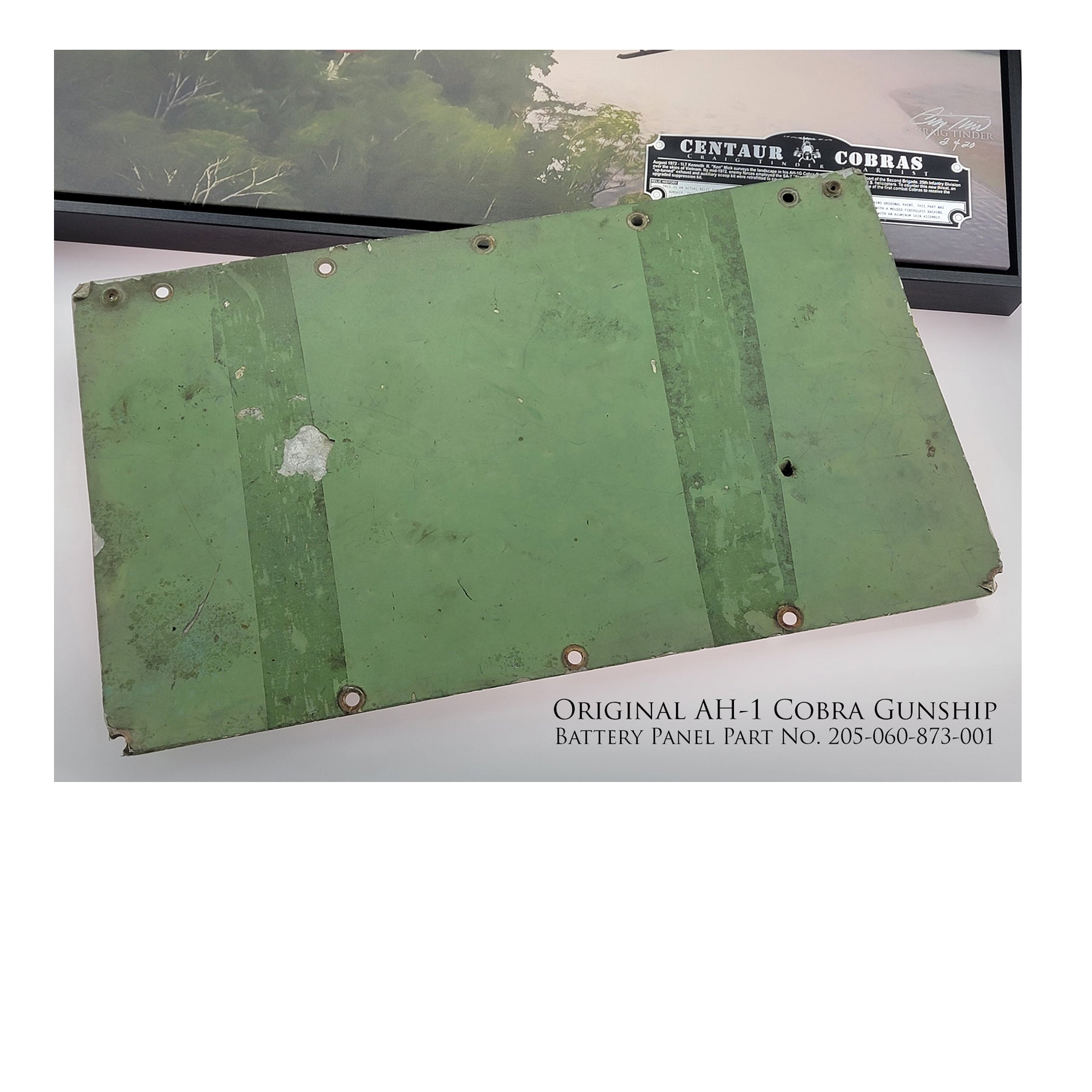AH-1 Cobra Helicopter - Centaur Cobras Canvas | INCLUDES: Battery Panel Piece