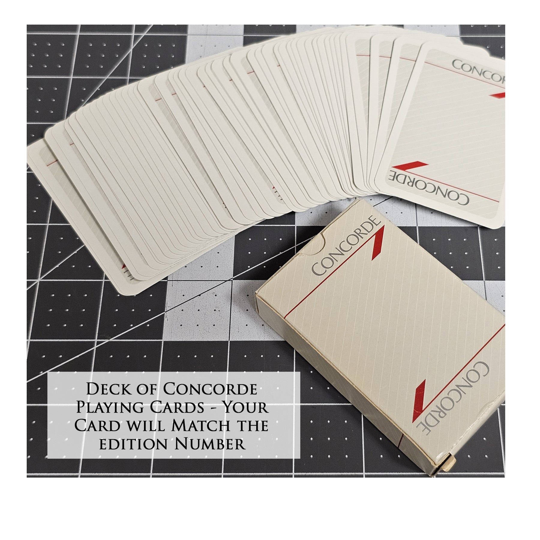 Concorde - The Time Machine Canvas | INCLUDES: Playing Card from Flight