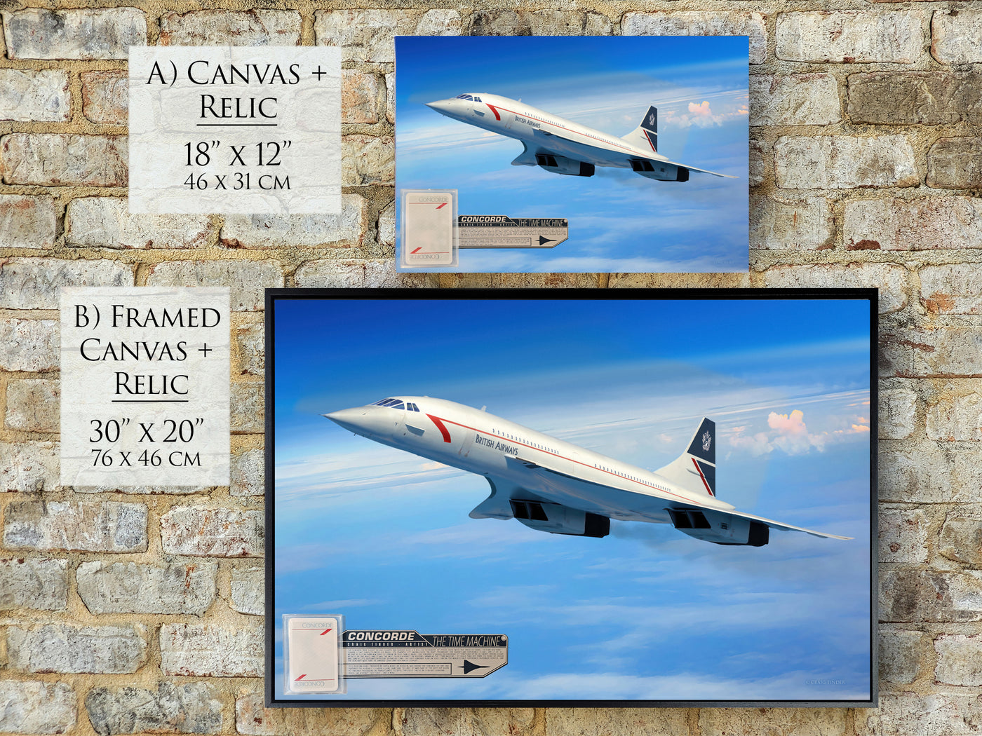 The Time Machine - Concorde Aviation Art