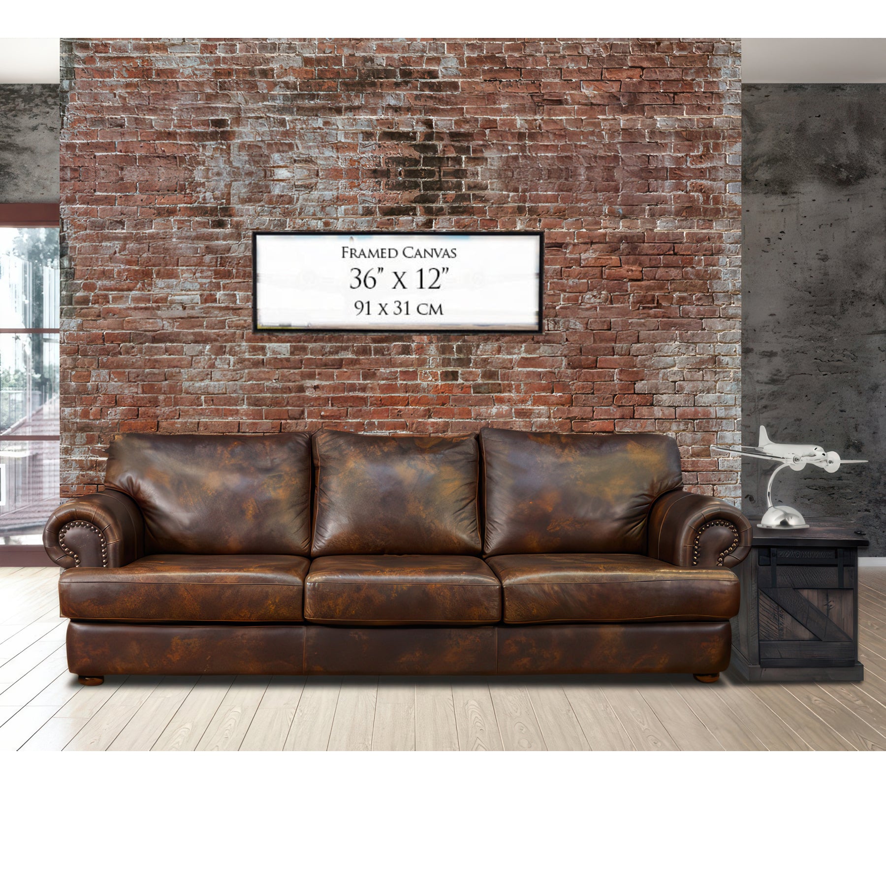 Spitfire Mk IXe - The CO's Query - Framed Canvas | INCLUDES: Wood Propeller Relic