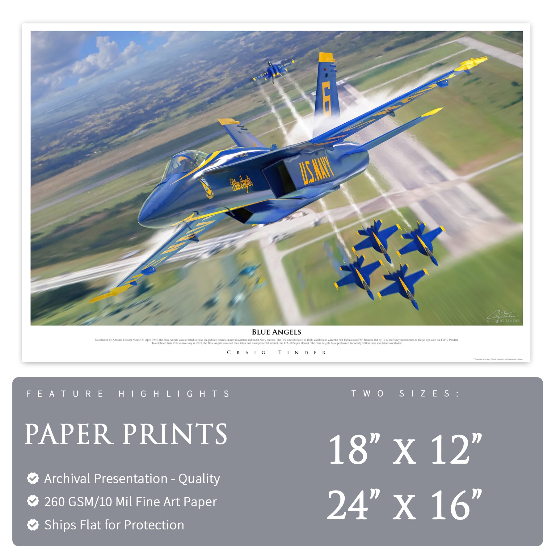 F/A-18E Super Hornet - US NAVY Blue Angels