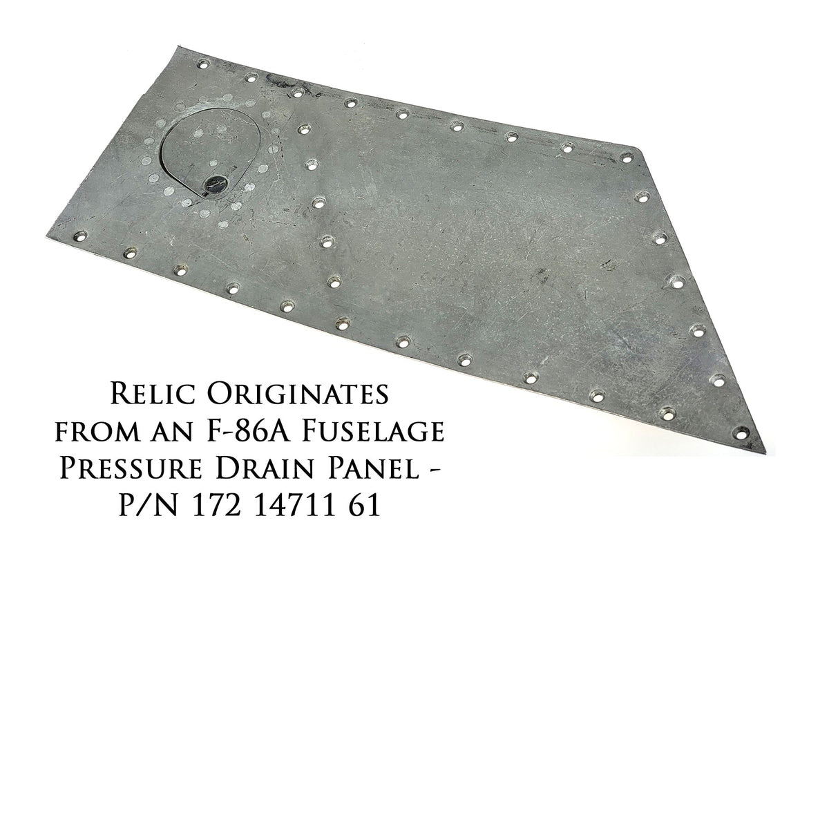 F-86 America's First Jet Ace historical relic material
