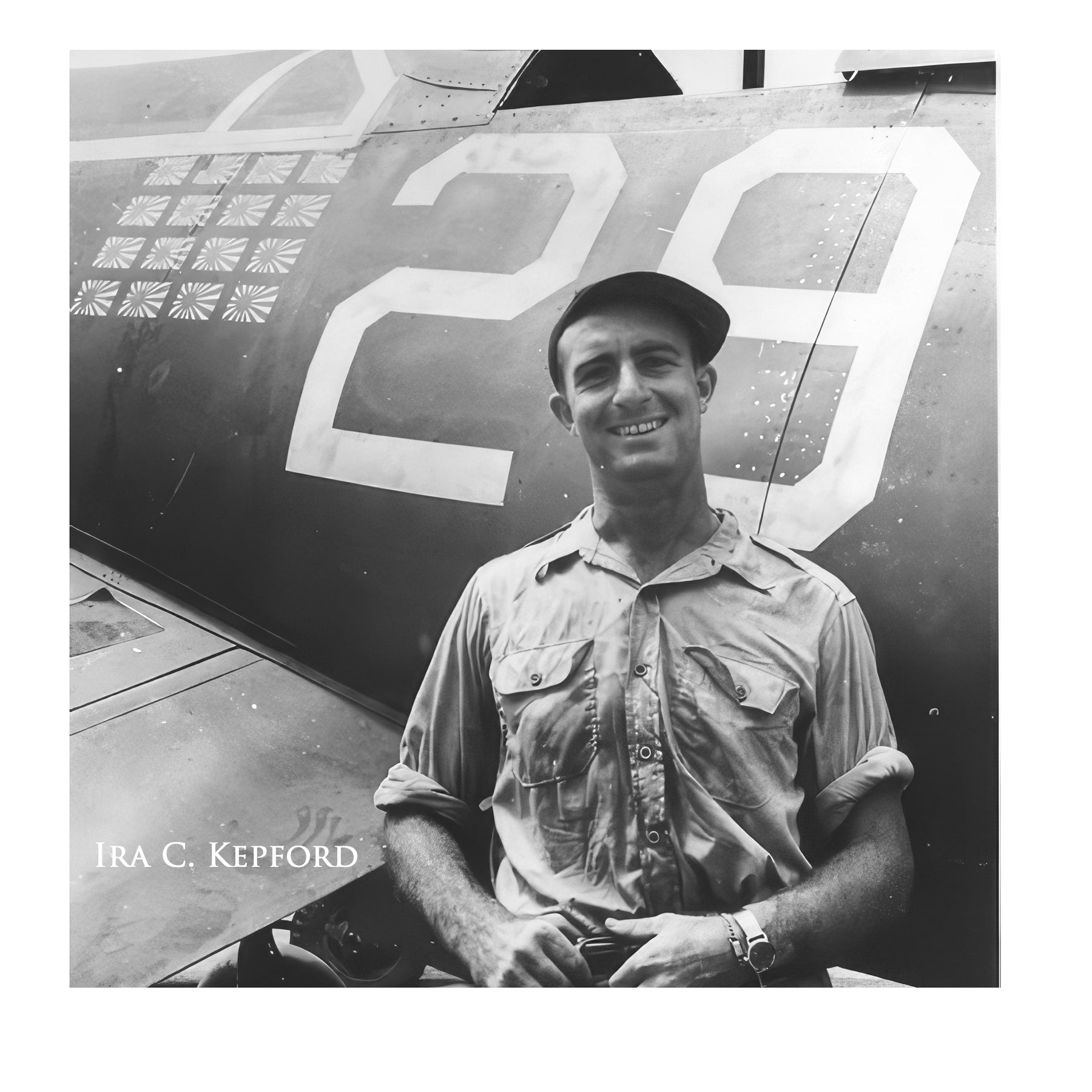F4U Corsair - Fighting 17 Canvas | INCLUDES: Wing Relic