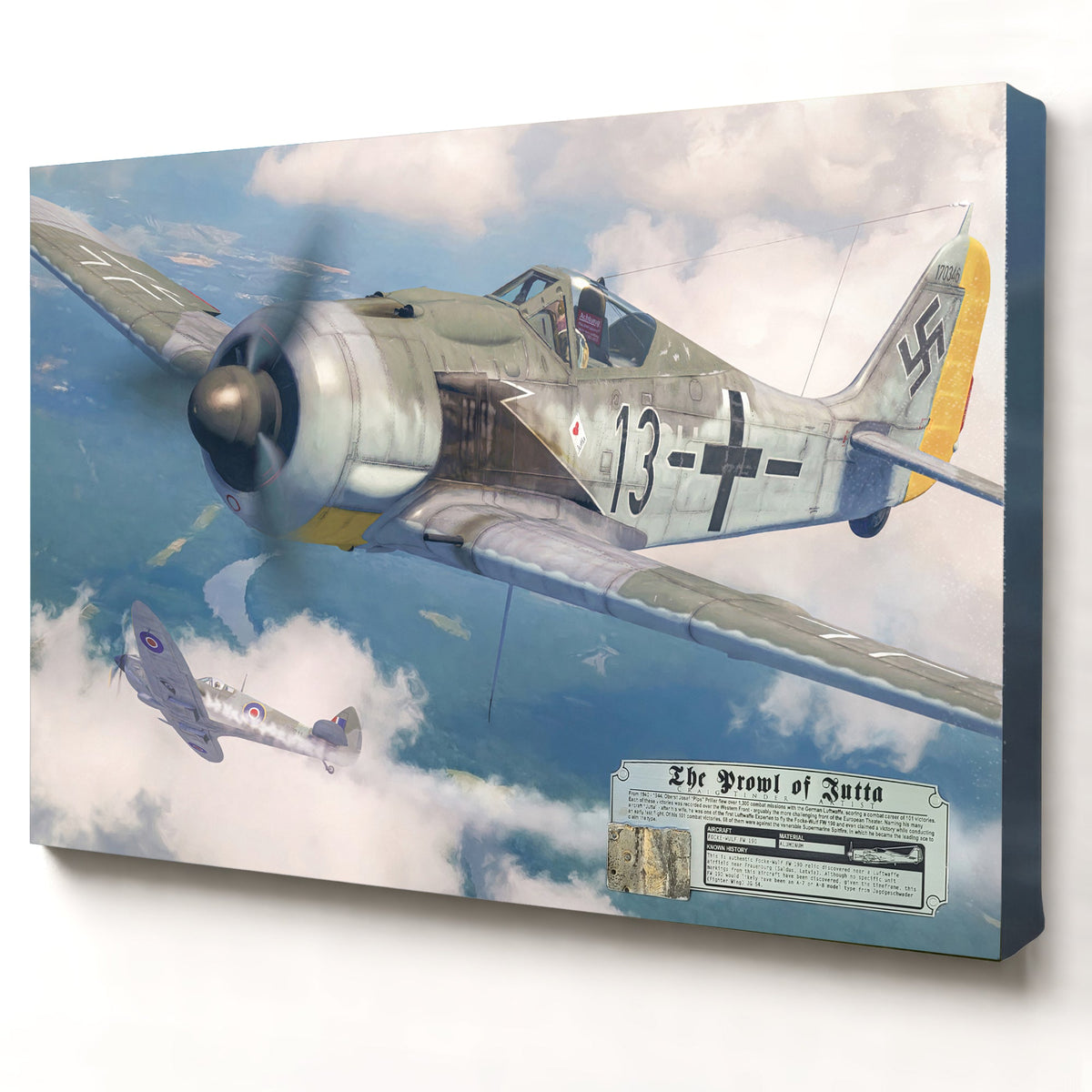 Focke-Wulf Fw 190 The Prowl of Jutta relic artwork by Craig Tinder