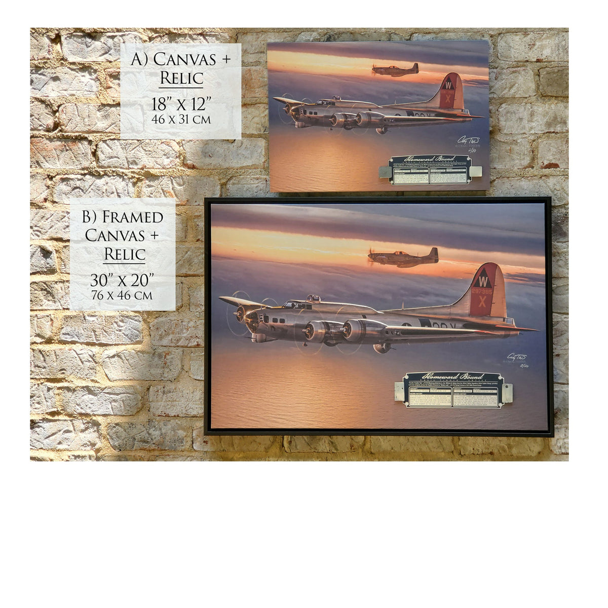 B-17 & P-51 Homeward Bound historical relic source material