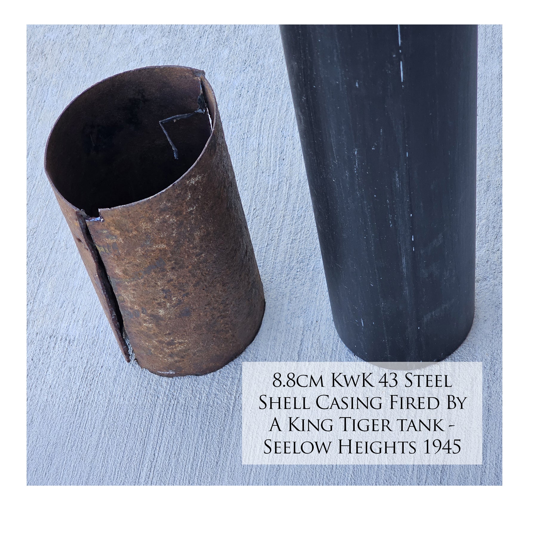 King Tiger Tank - Panzer Ace Canvas | INCLUDES: KwK 43 Shell Fragment