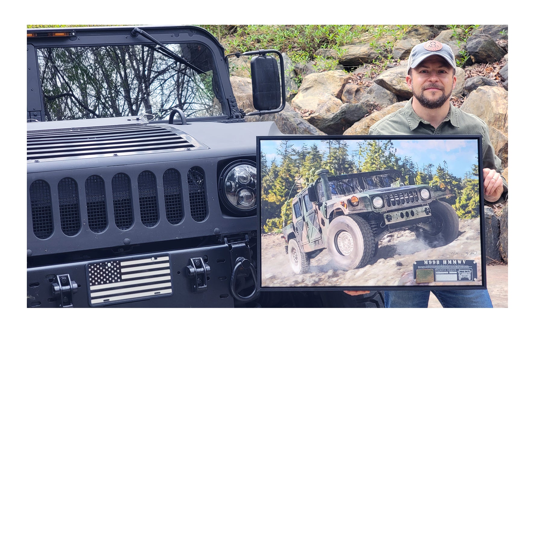 HMMWV M998 - Humvee Canvas | INCLUDES: Armor Fragment
