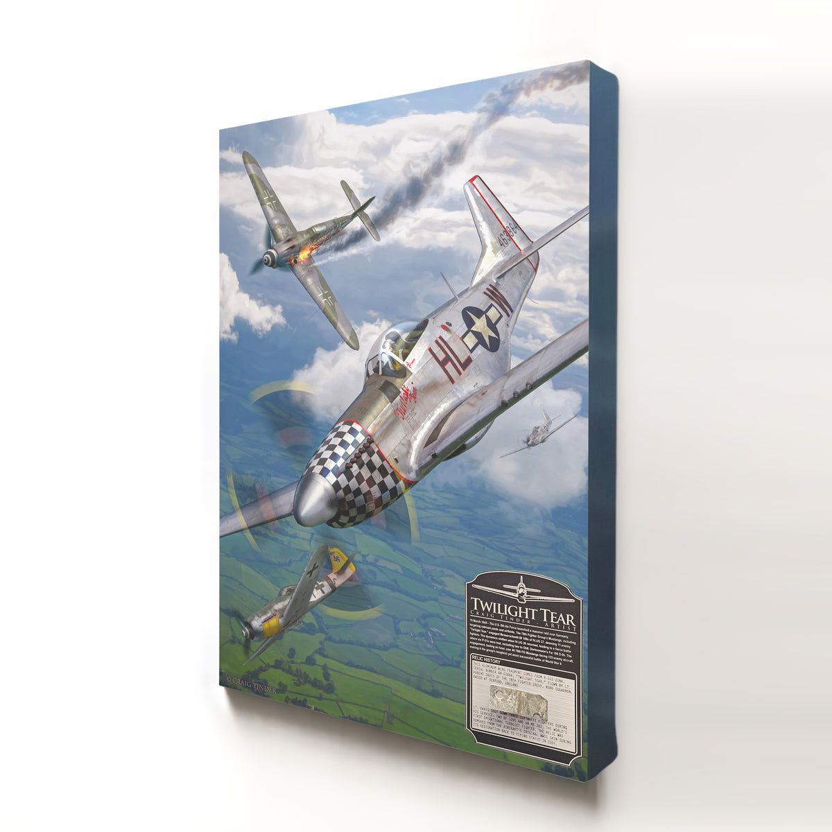 P-51 Mustang - Twilight Tear | INCLUDES: Wing Fragment