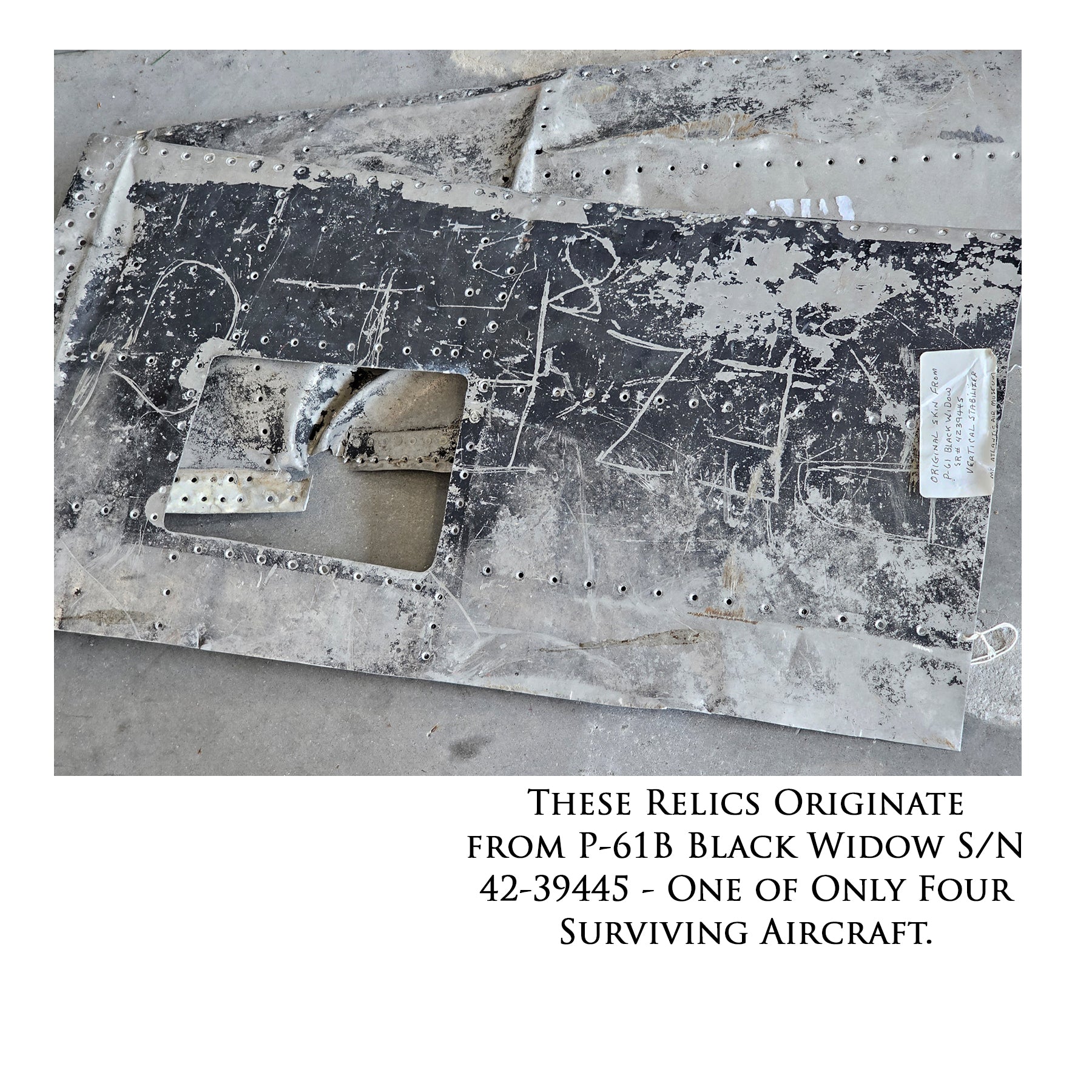 P-61 Black Widow - Final Burst At First Light Canvas | INCLUDES: P-61B Aluminum Relic