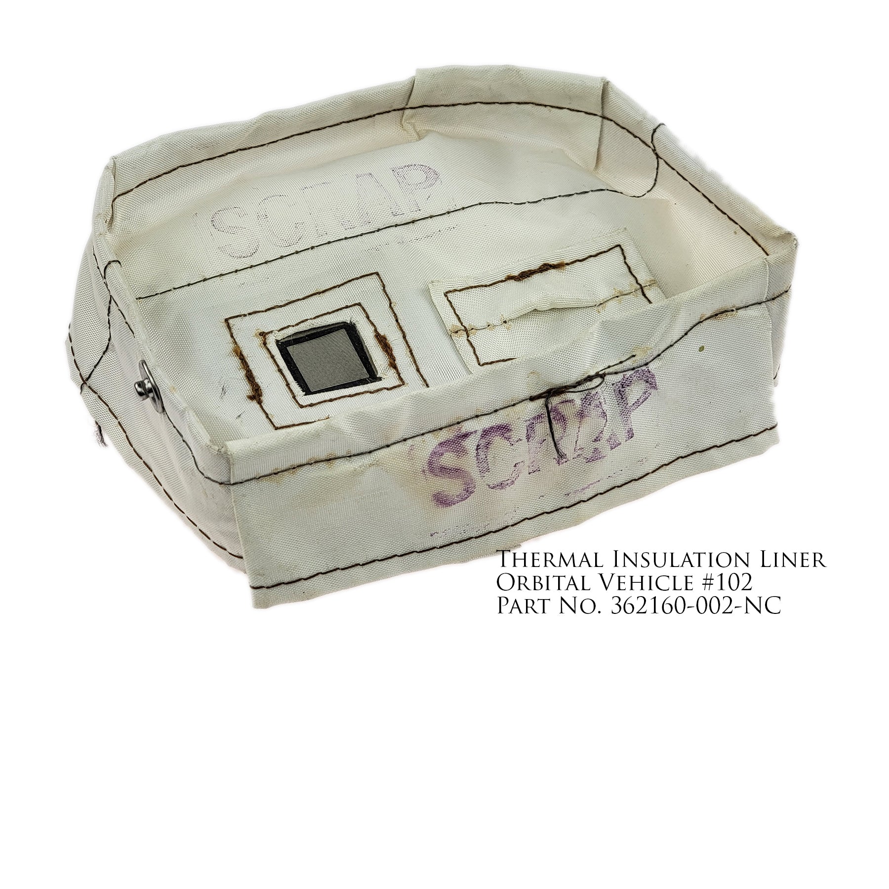 Space Shuttle Columbia - STS-1 Canvas | INCLUDES: Insulation Liner Piece
