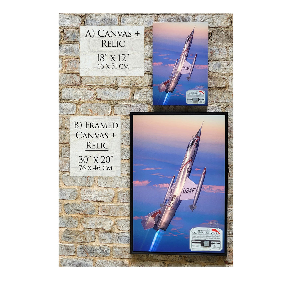 F-104 Shooting Star historical relic material