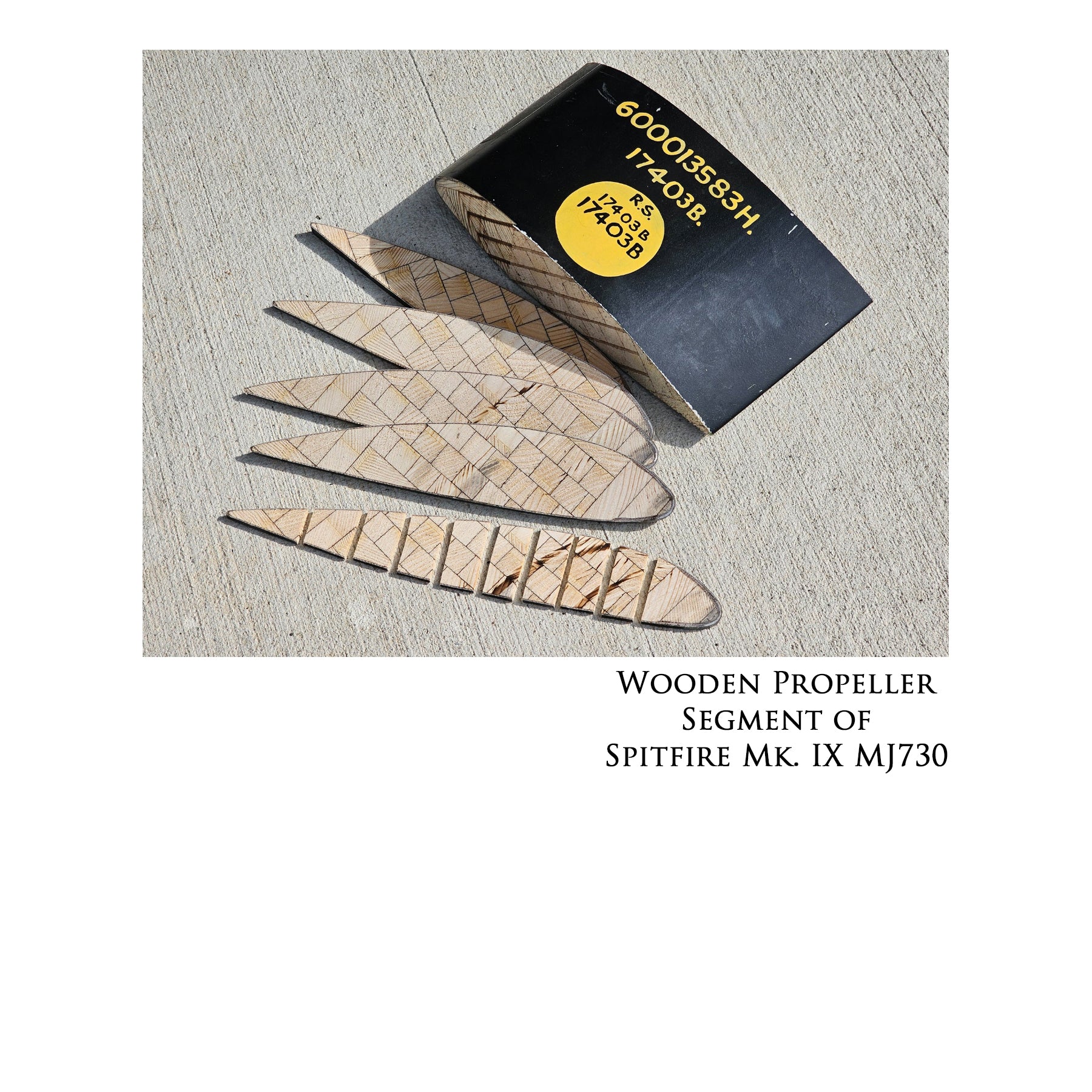 Spitfire Mk IX - The CO's Query Canvas | INCLUDES: Propeller Piece