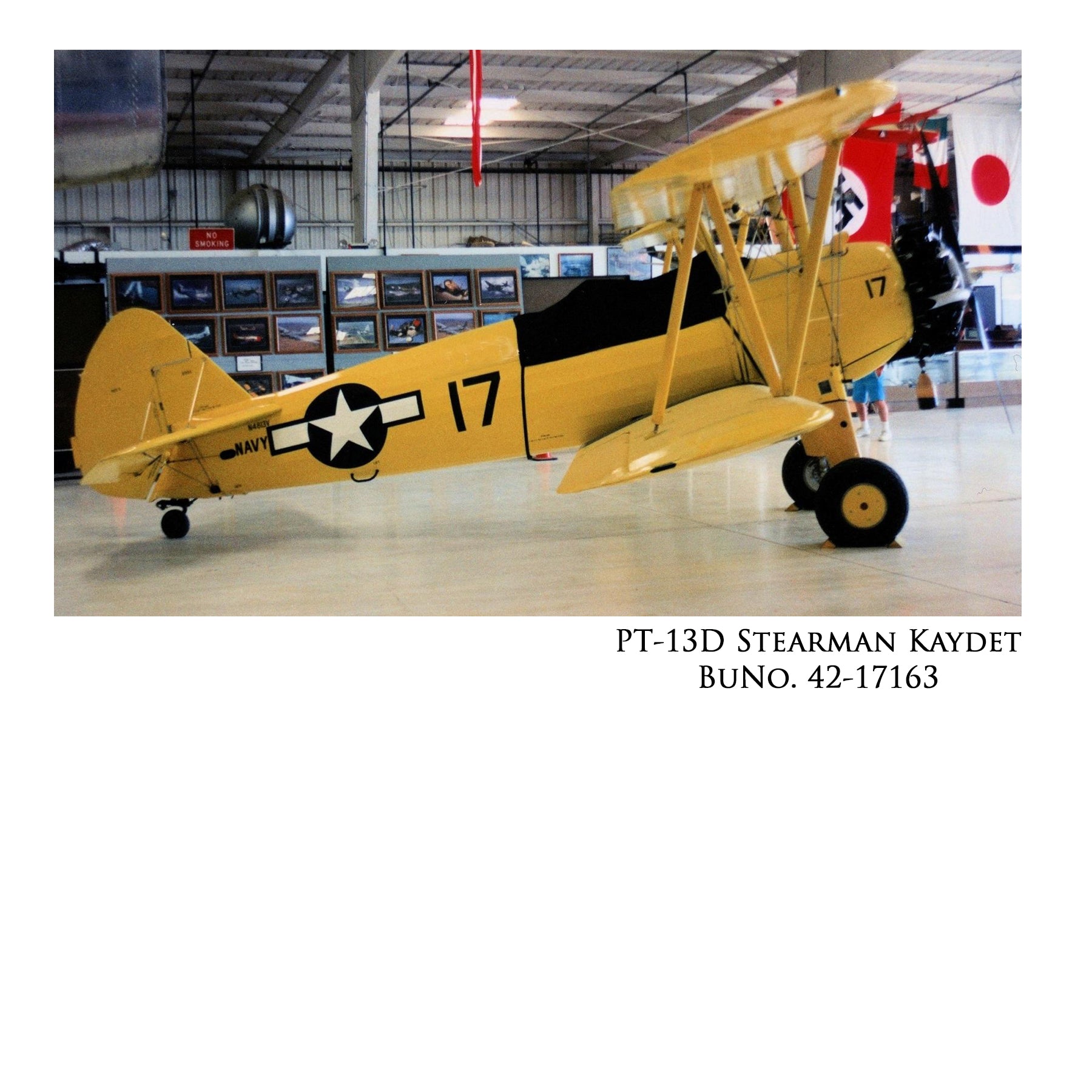 Stearman PT-13 - Sunrise Kaydet Canvas | INCLUDES: Aircraft Skin Fragment