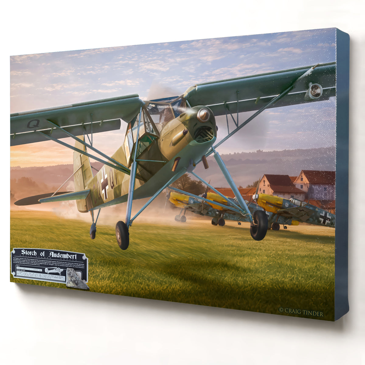 Fieseler Storch - Storch of Audembert | INCLUDES: Aluminum Fuselage Relic