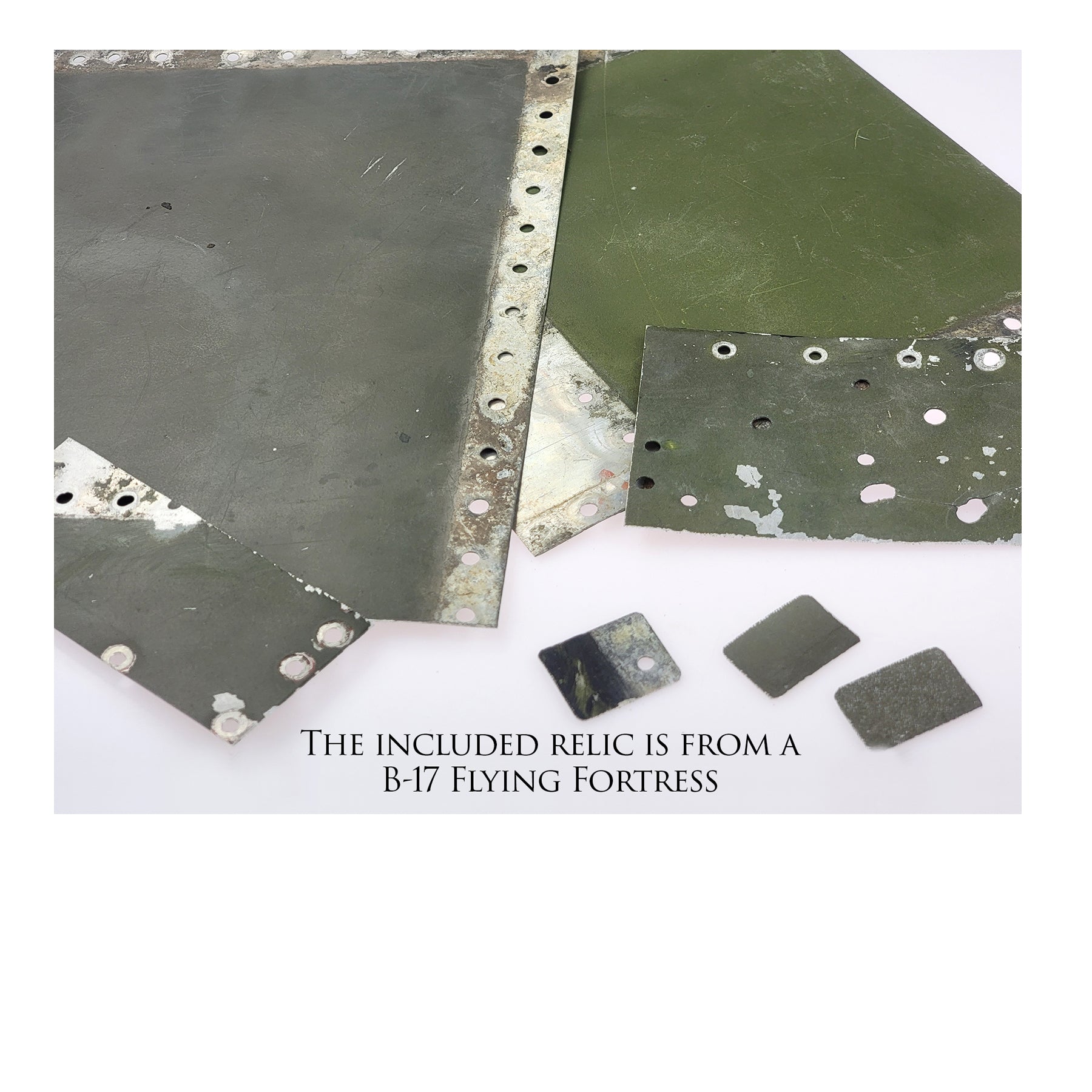 B-17 Flying Fortress - Stormy Weather Canvas | INCLUDES: Wing Skin Fragment
