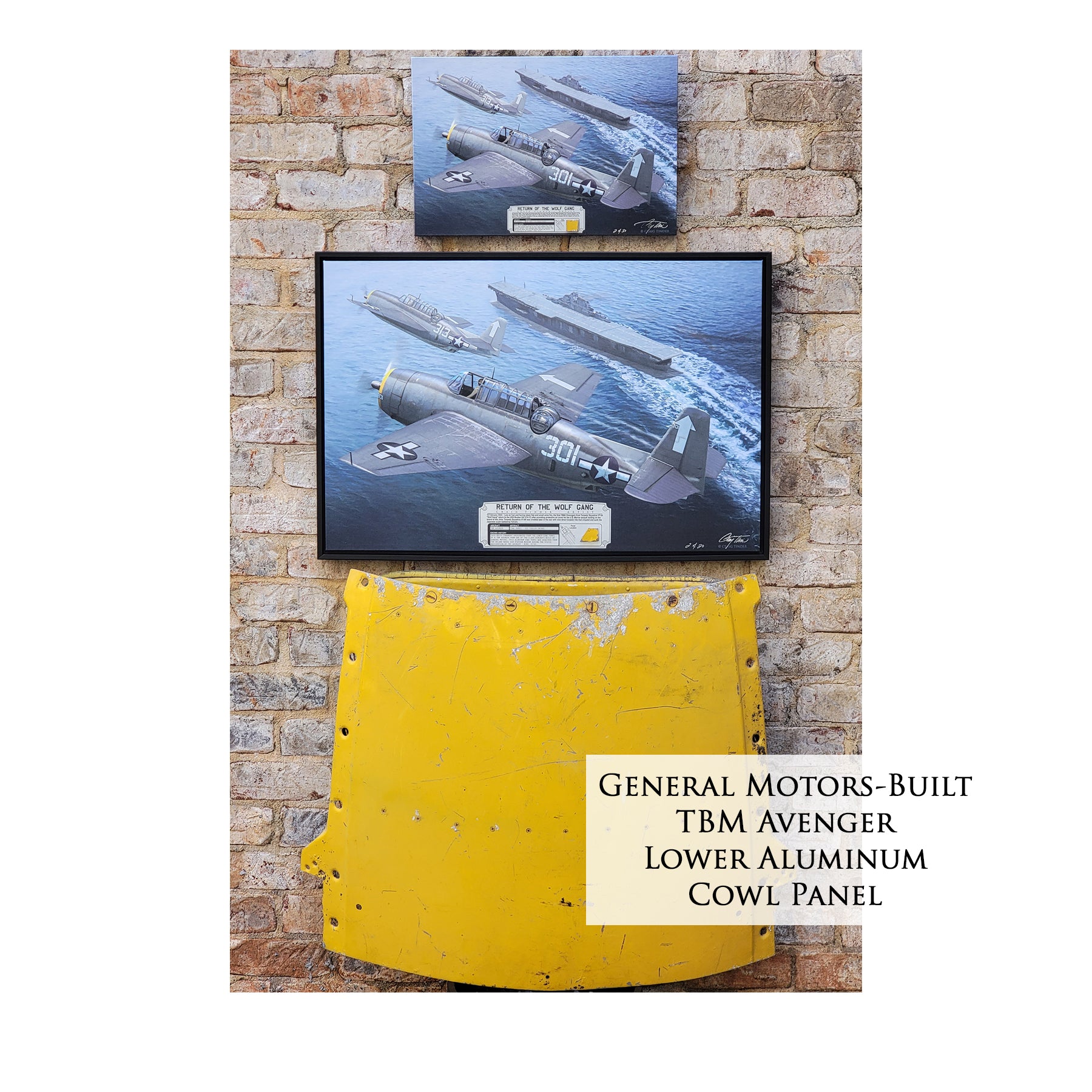 TBM Avenger - Return of the Wolf Gang Canvas | INCLUDES: Oil Cooler Intake Piece