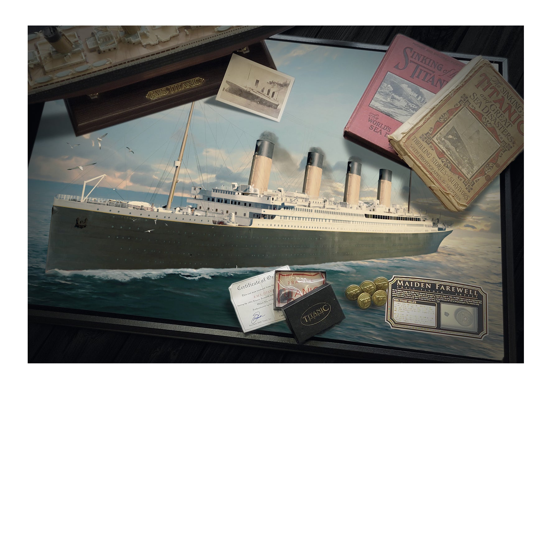 Titanic - Maiden Farewell Canvas | INCLUDES: Titanic Coal