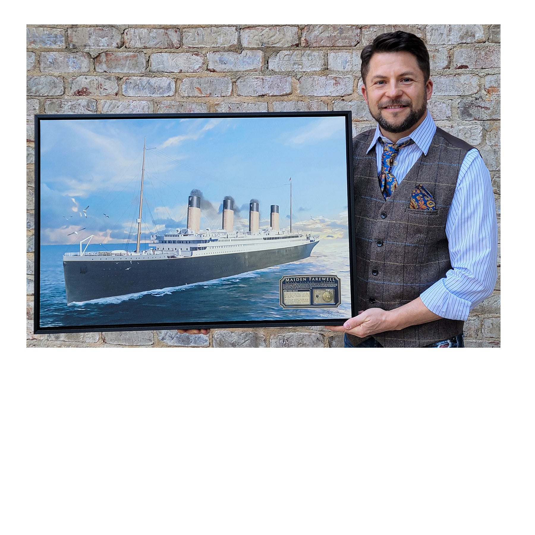 Titanic - Maiden Farewell Canvas | INCLUDES: Titanic Coal