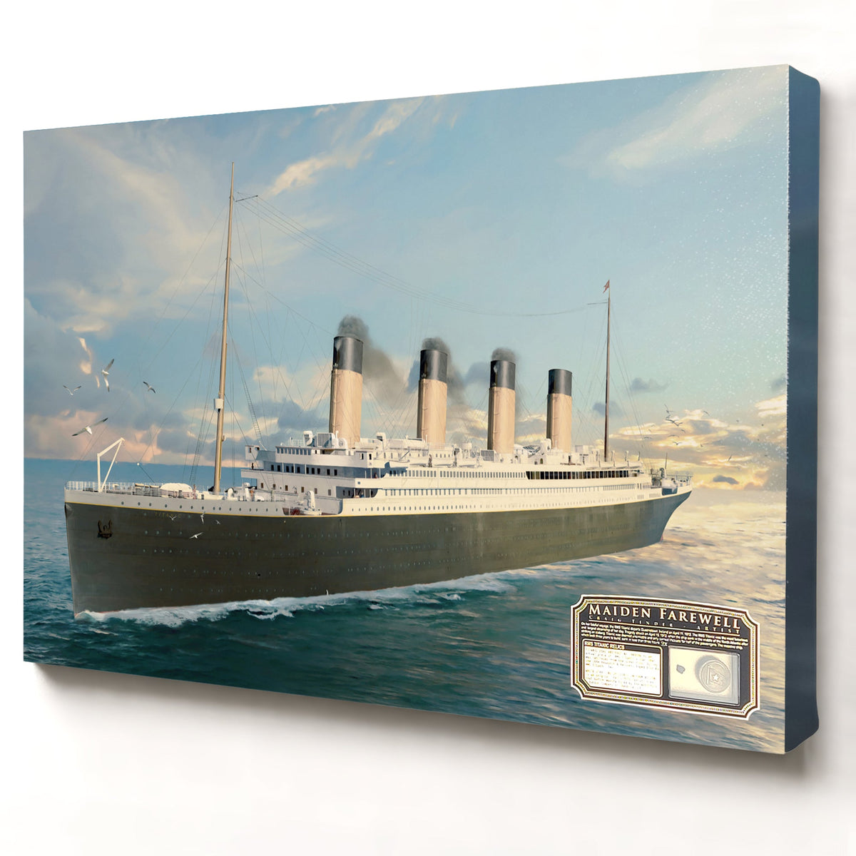 Titanic Maiden Farewell relic artwork by Craig Tinder